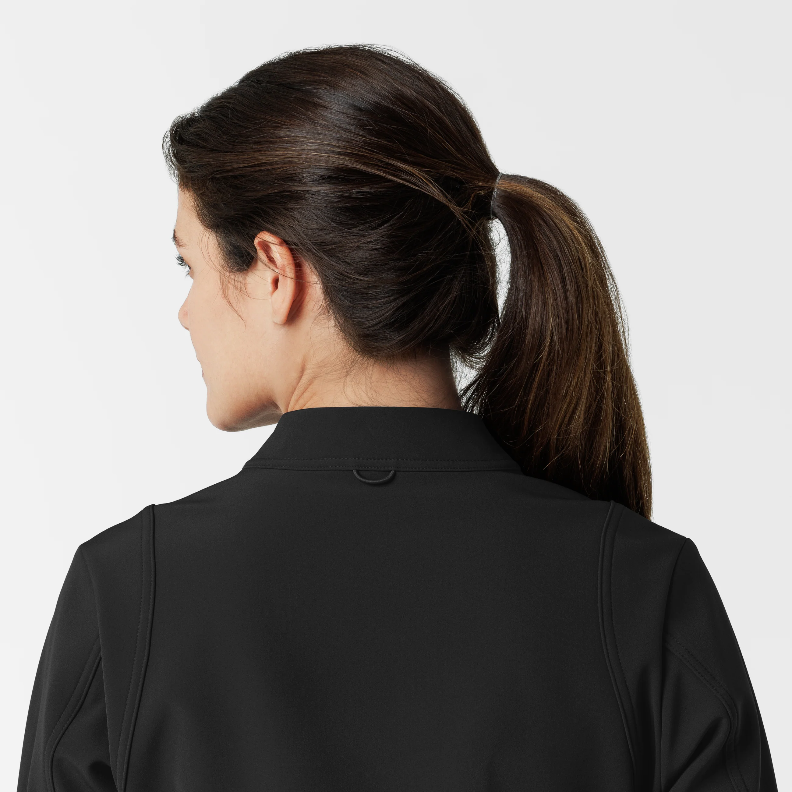 Women's Softshell Scrub Jacket - Black - Image 11