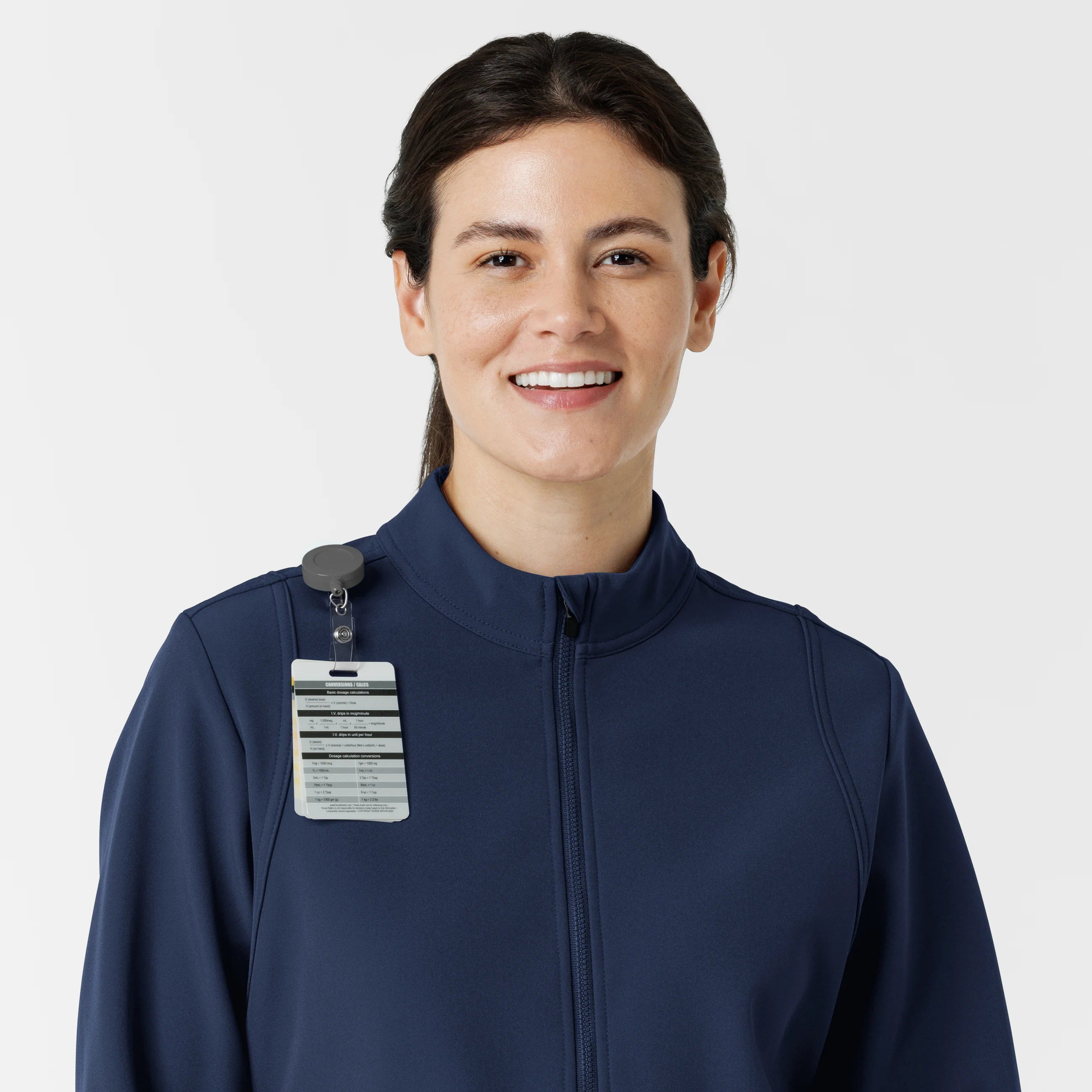 Women's Softshell Scrub Jacket - Navy - Image 6