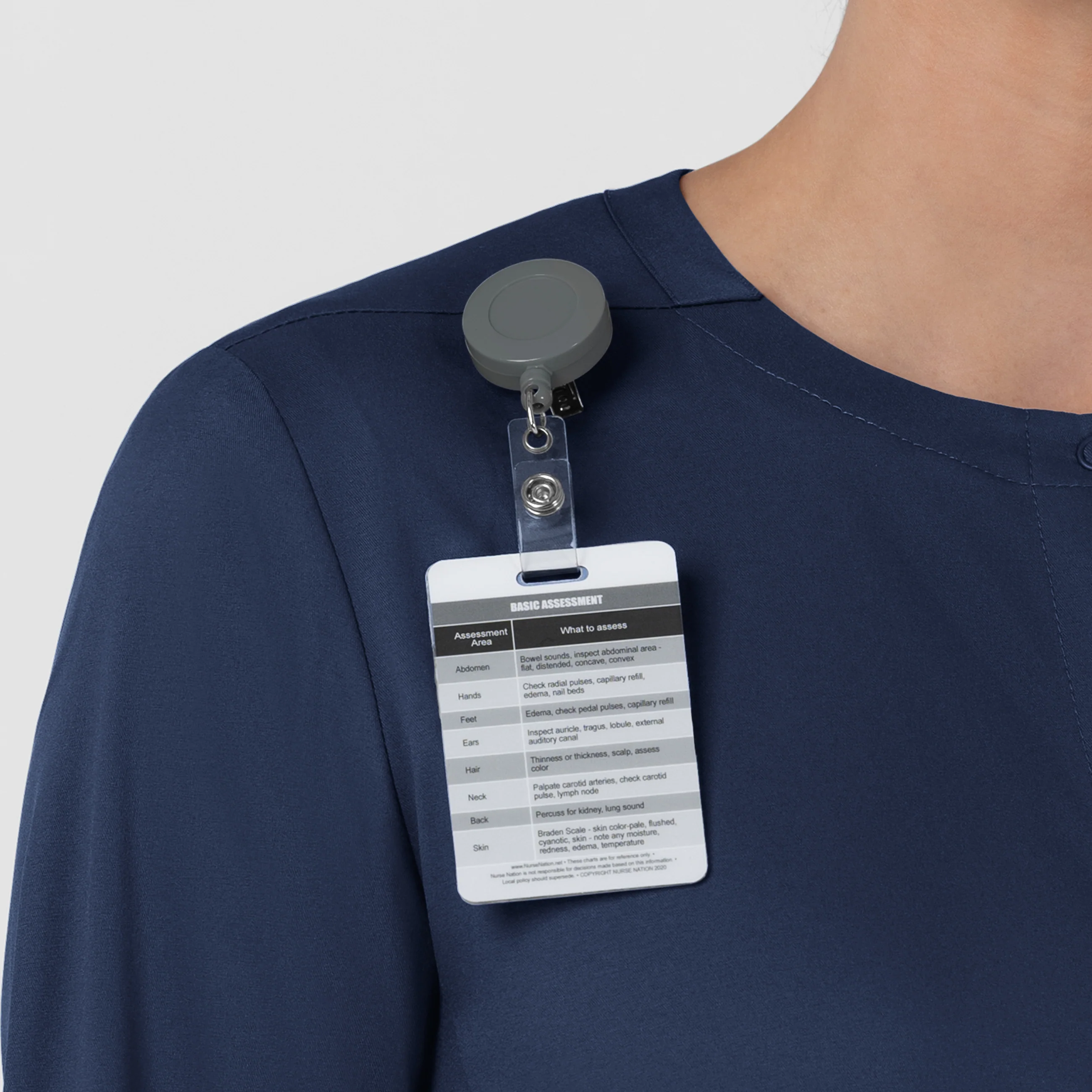 Boundless Women’s Warm-Up Scrub Jacket - Navy - Image 7