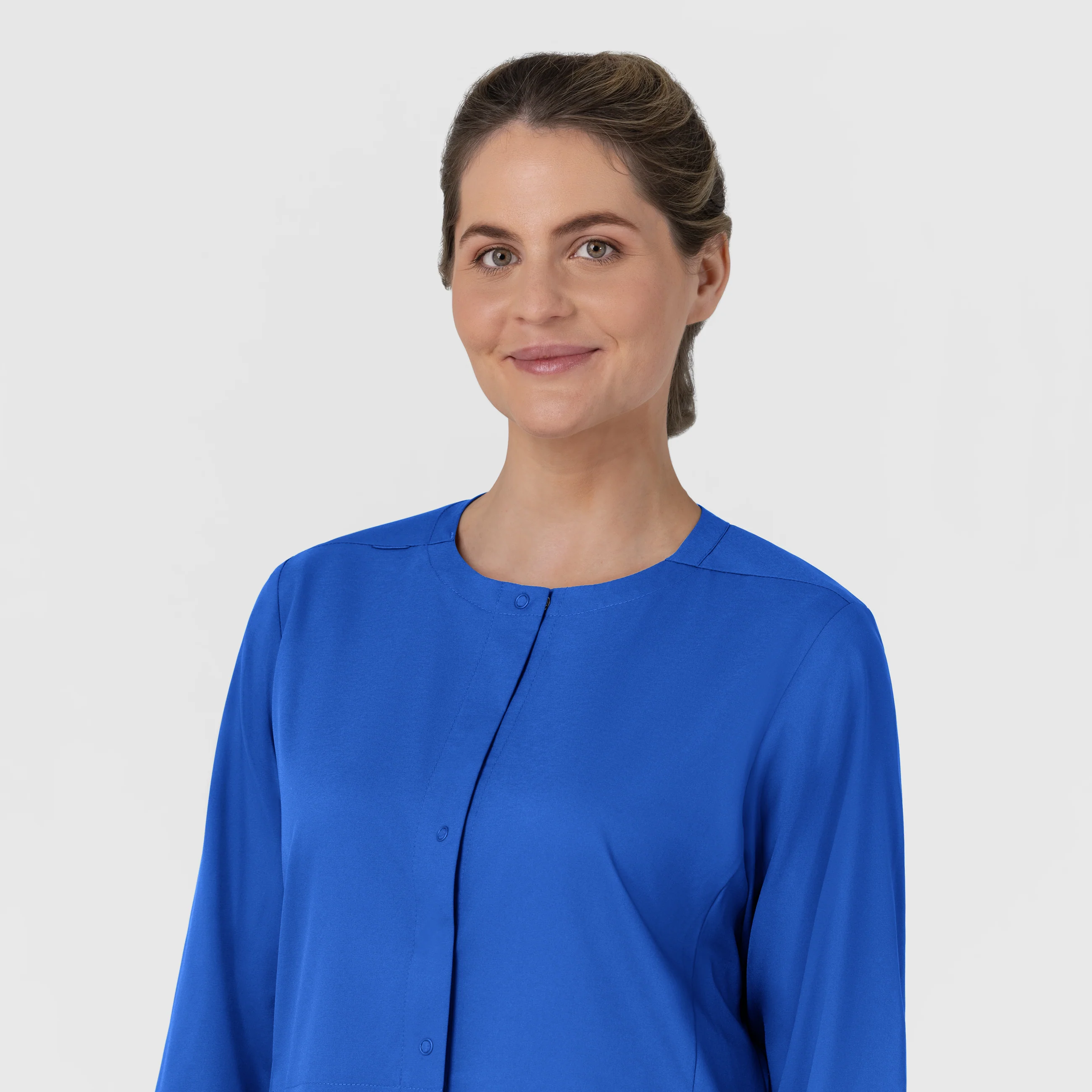Boundless Women’s Warm-Up Scrub Jacket - Royal - Image 5