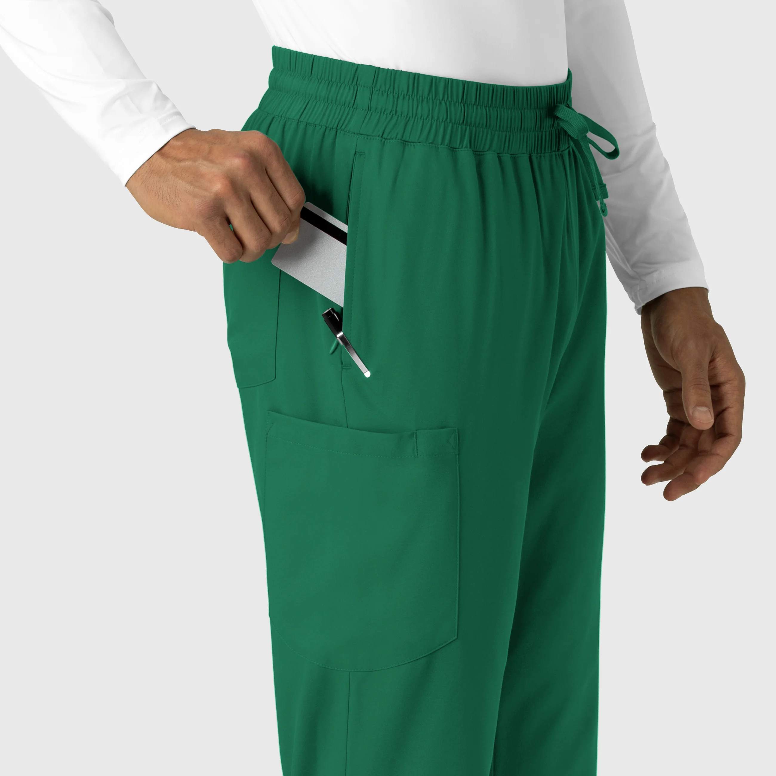 Boundless Men's Straight Leg Scrub Pant - Hunter - Image 5