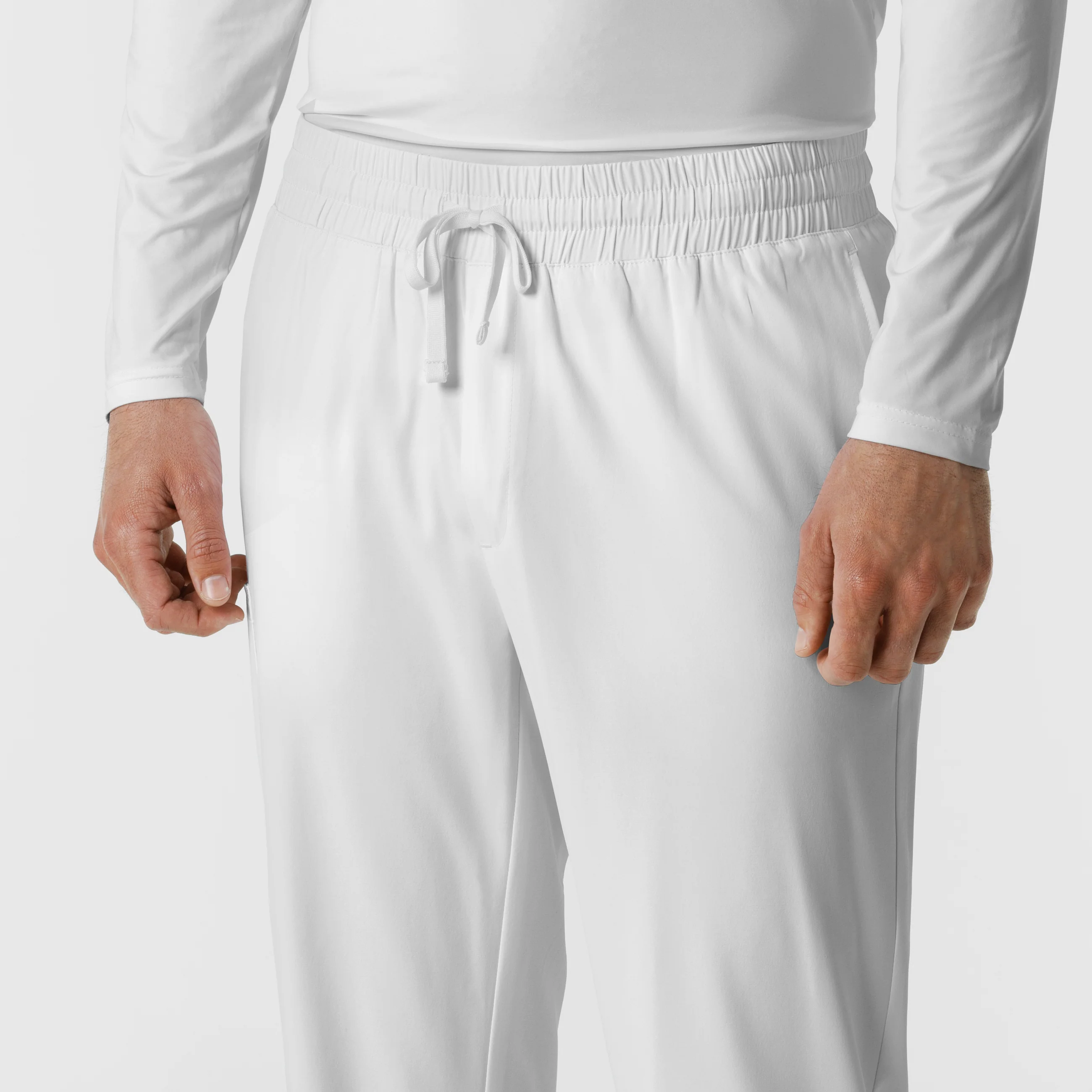 Boundless Men's Straight Leg Scrub Pant - White - Image 5