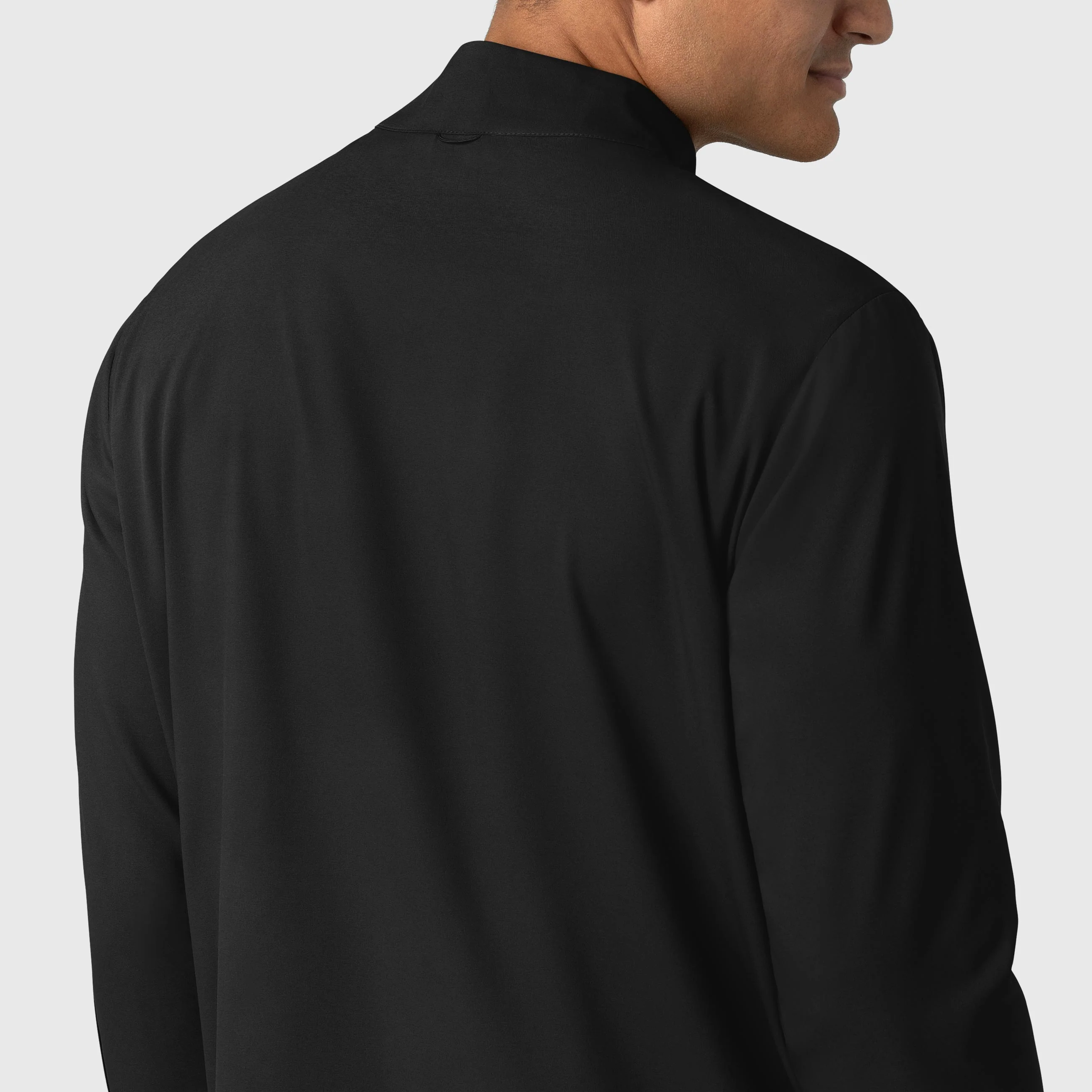 Boundless Men's Warm Up Scrub Jacket - Black - Image 8