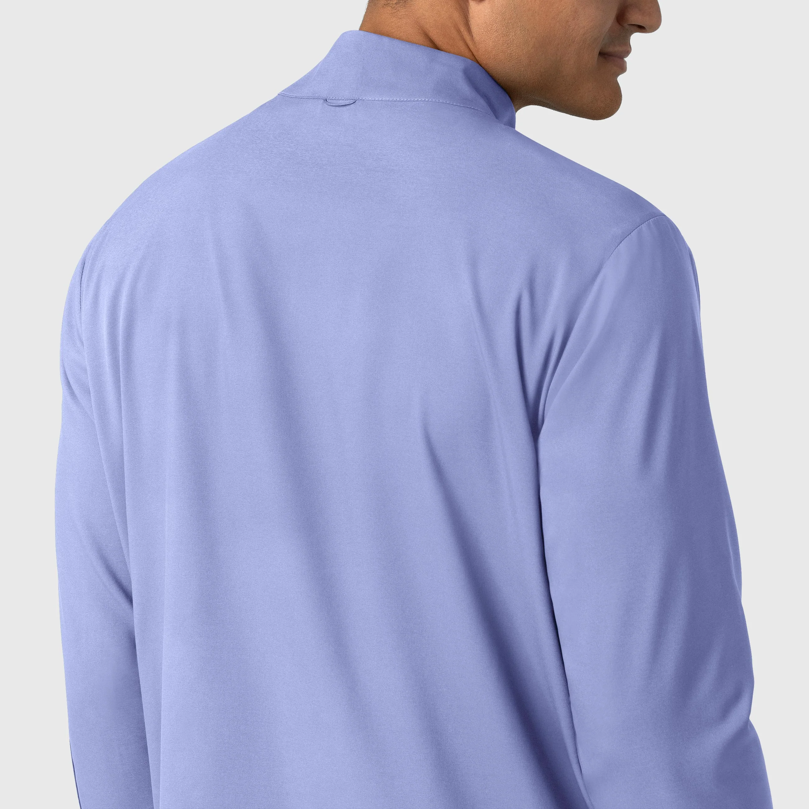 Boundless Men's Warm Up Scrub Jacket - Ceil Blue - Image 8