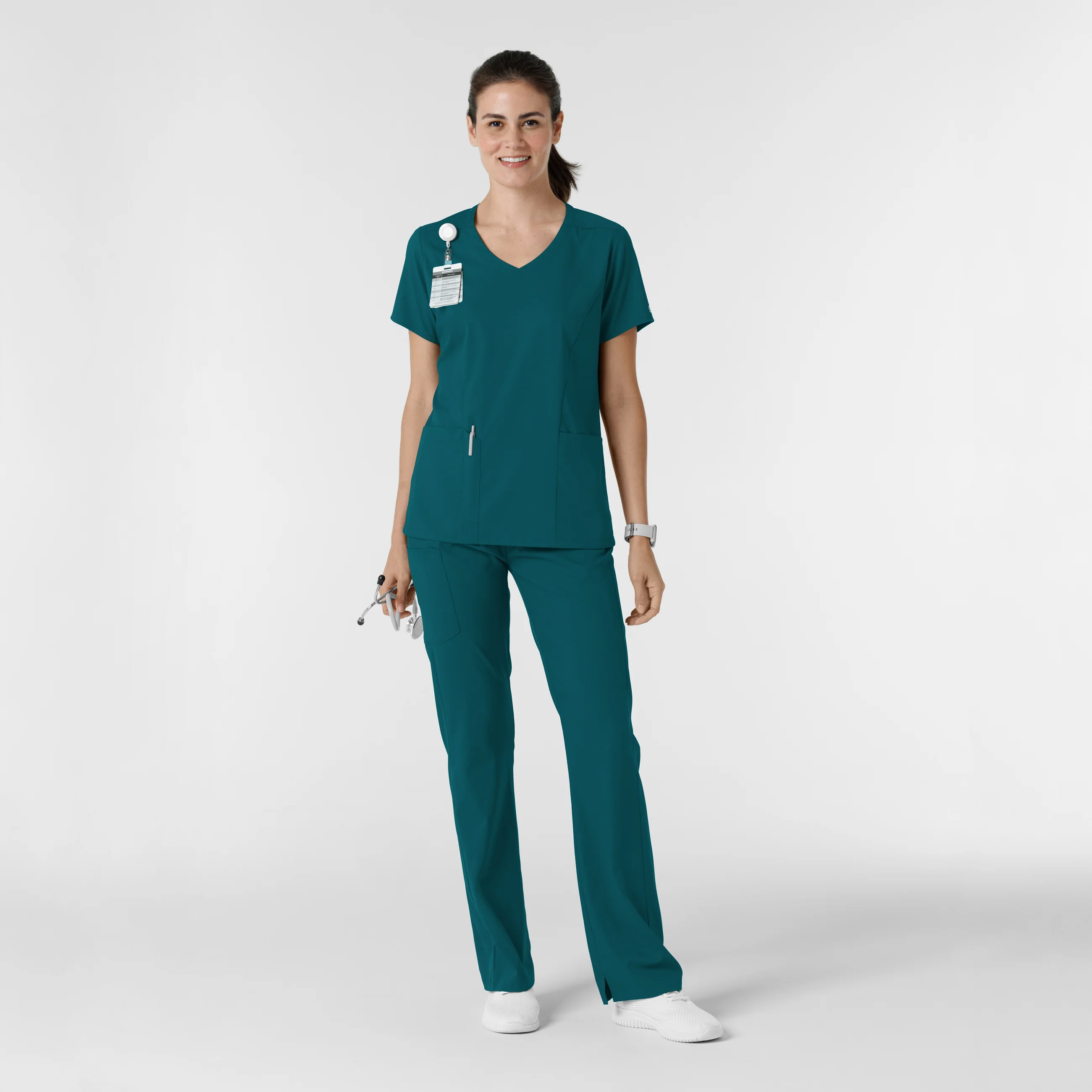 Boundless Women's Bootcut Scrub Pant - Caribbean - Image 3