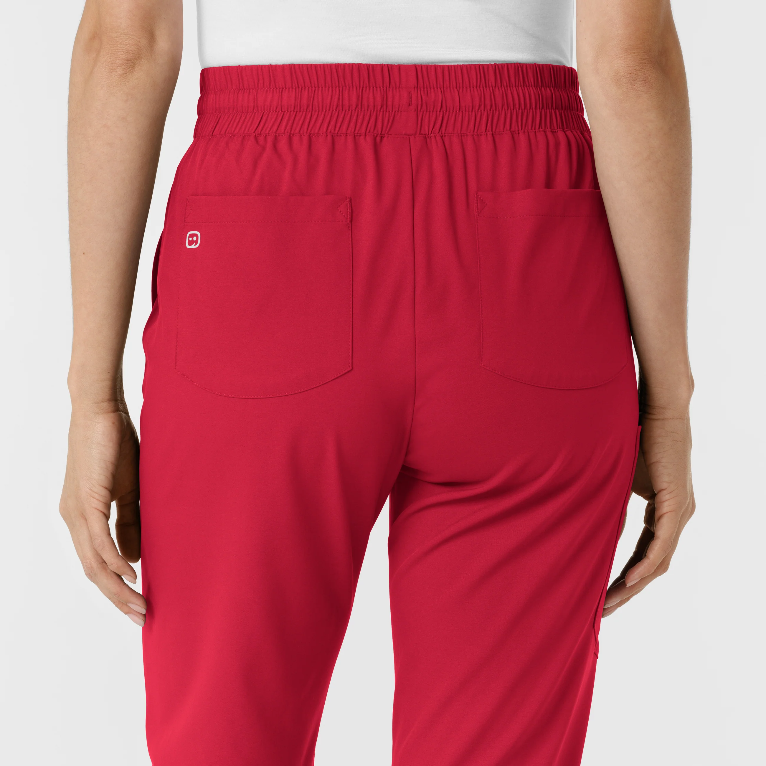 Boundless Women's Bootcut Scrub Pant - Red - Image 9