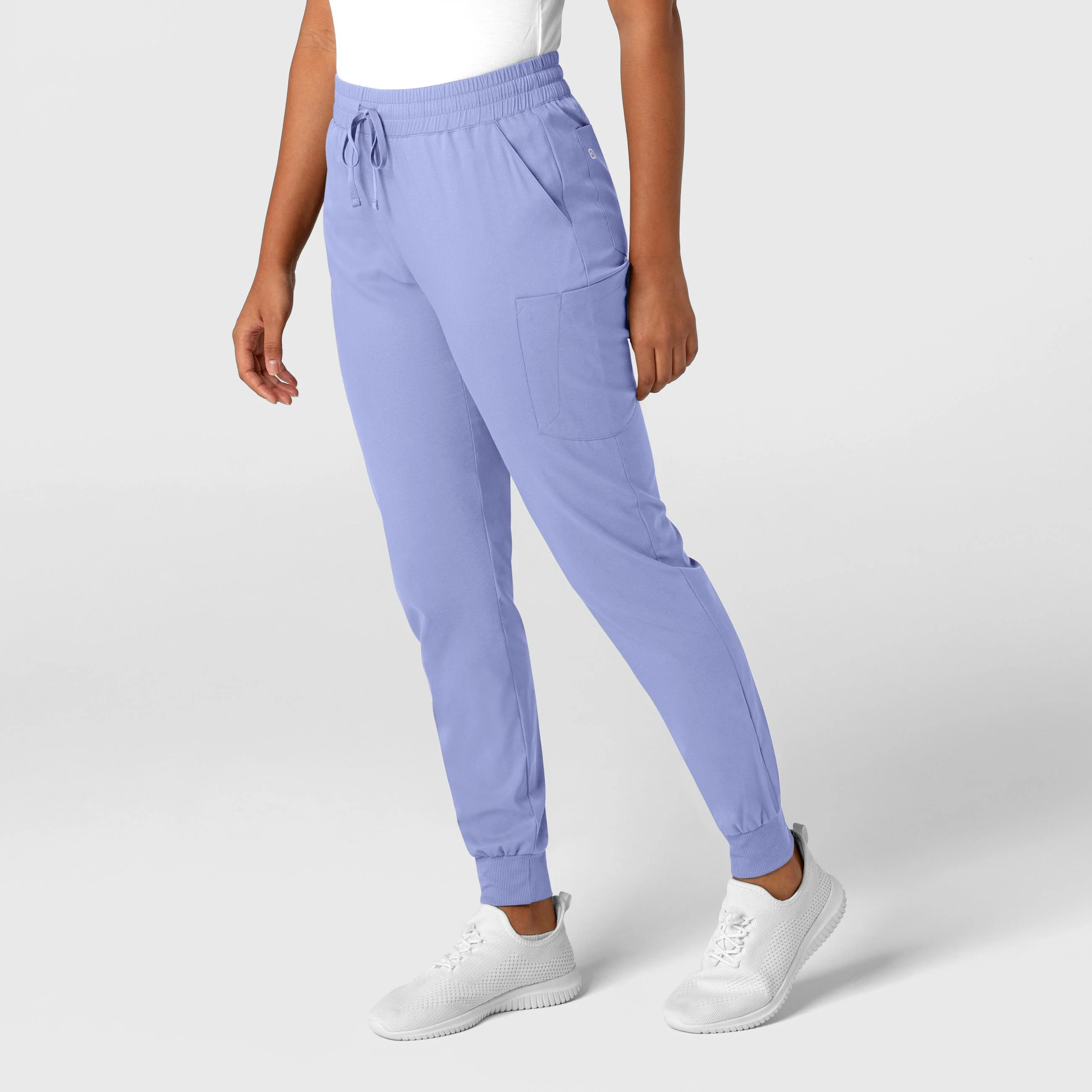 Boundless Women's Jogger Scrub Pant - Ceil Blue - Image 4