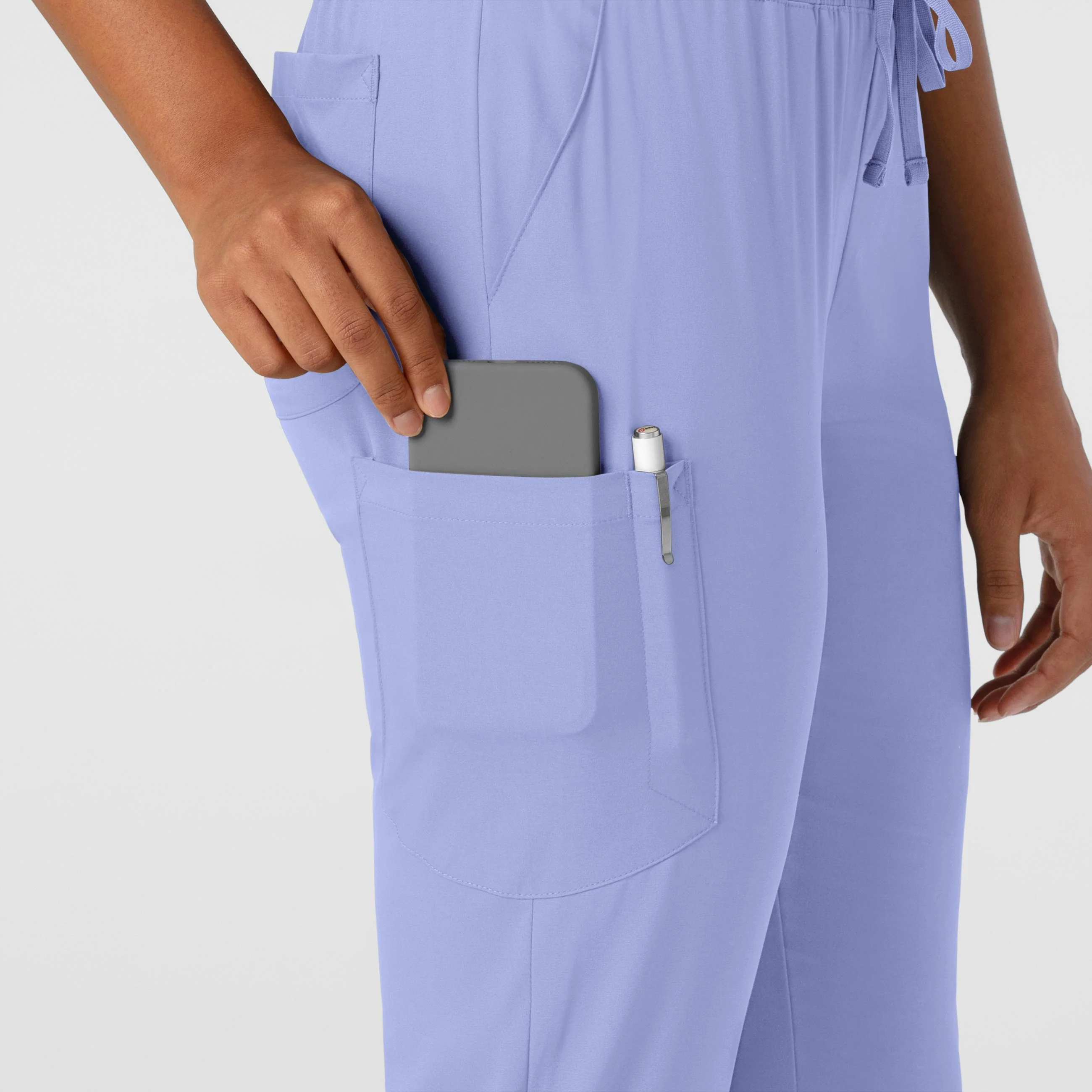 Boundless Women's Jogger Scrub Pant - Ceil Blue - Image 5