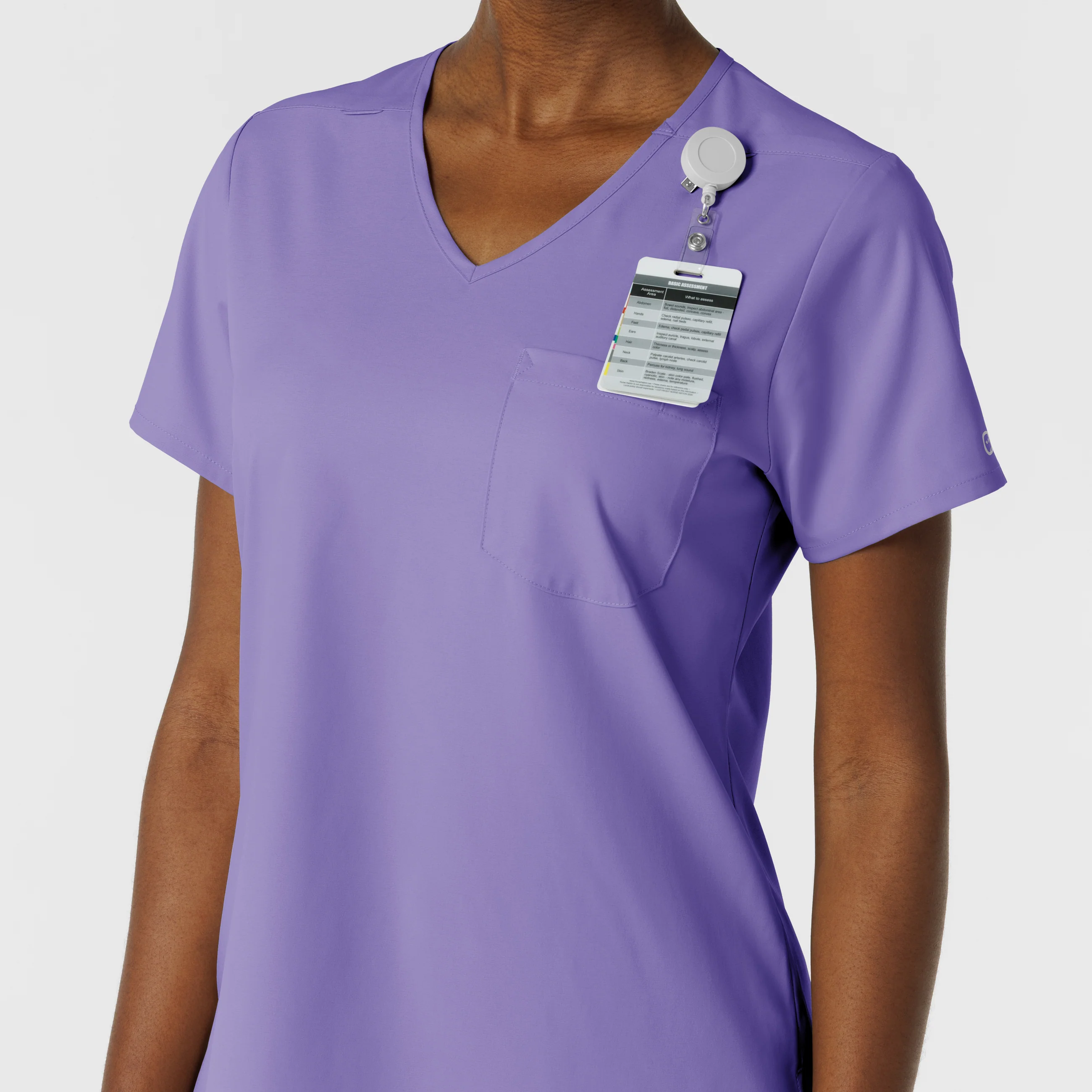 Boundless Women's Tuck-In Scrub Top - Iris Purple - Image 8