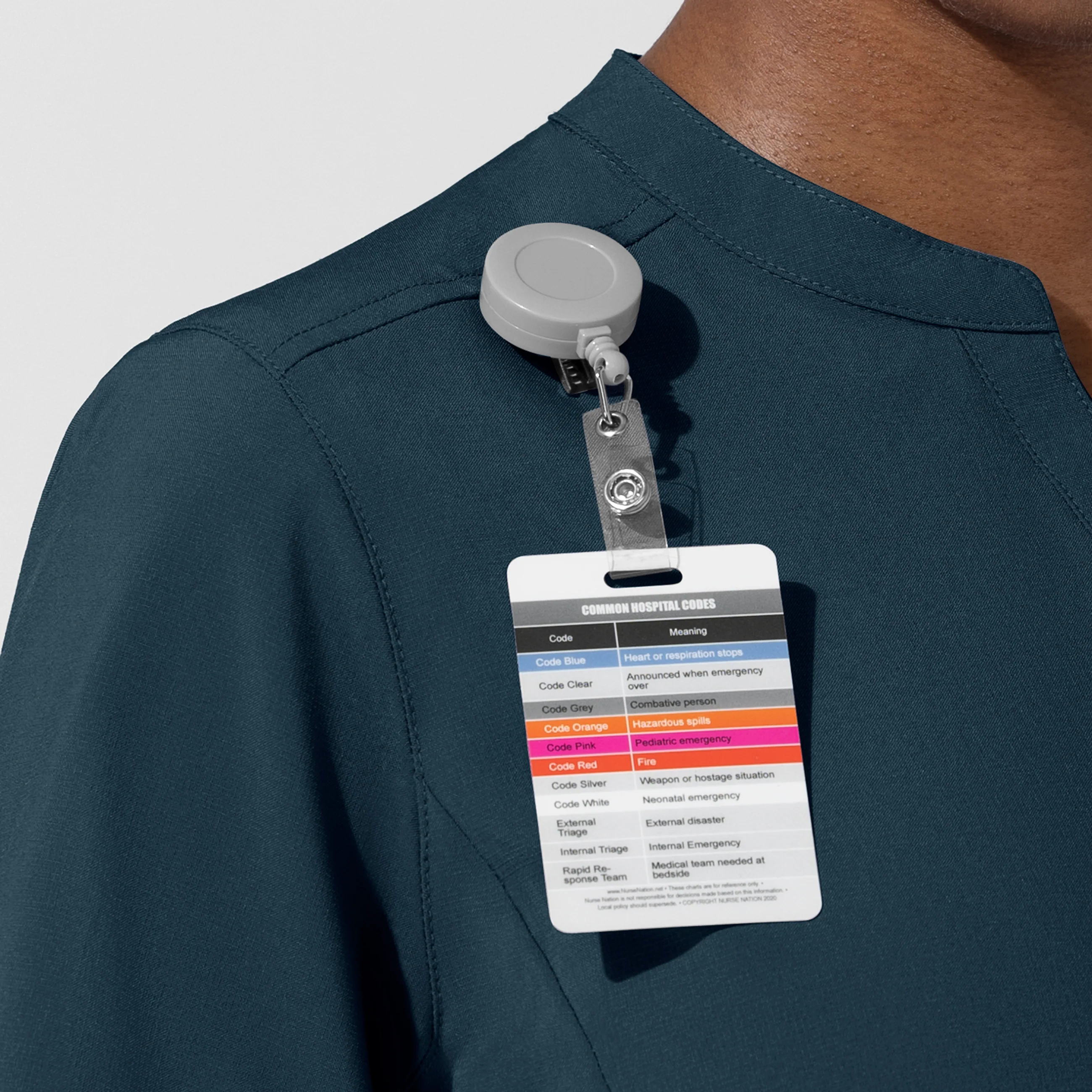 Carhartt Cross-Flex Women's Chest Pocket Scrub Top - Navy - Image 6