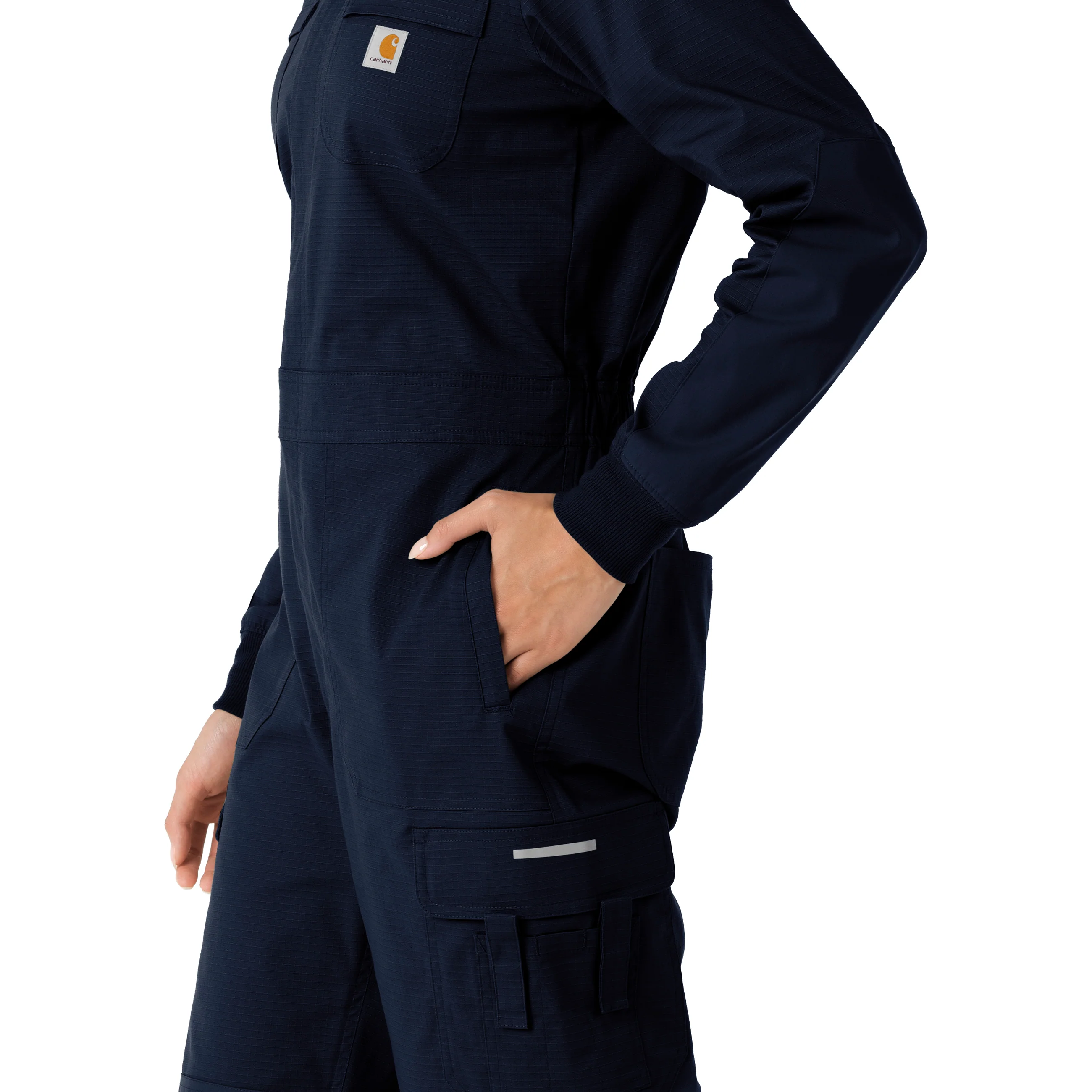 Carhartt Rugged Flex RSCU Women's Ripstop Coverall - Dark Navy - Image 10