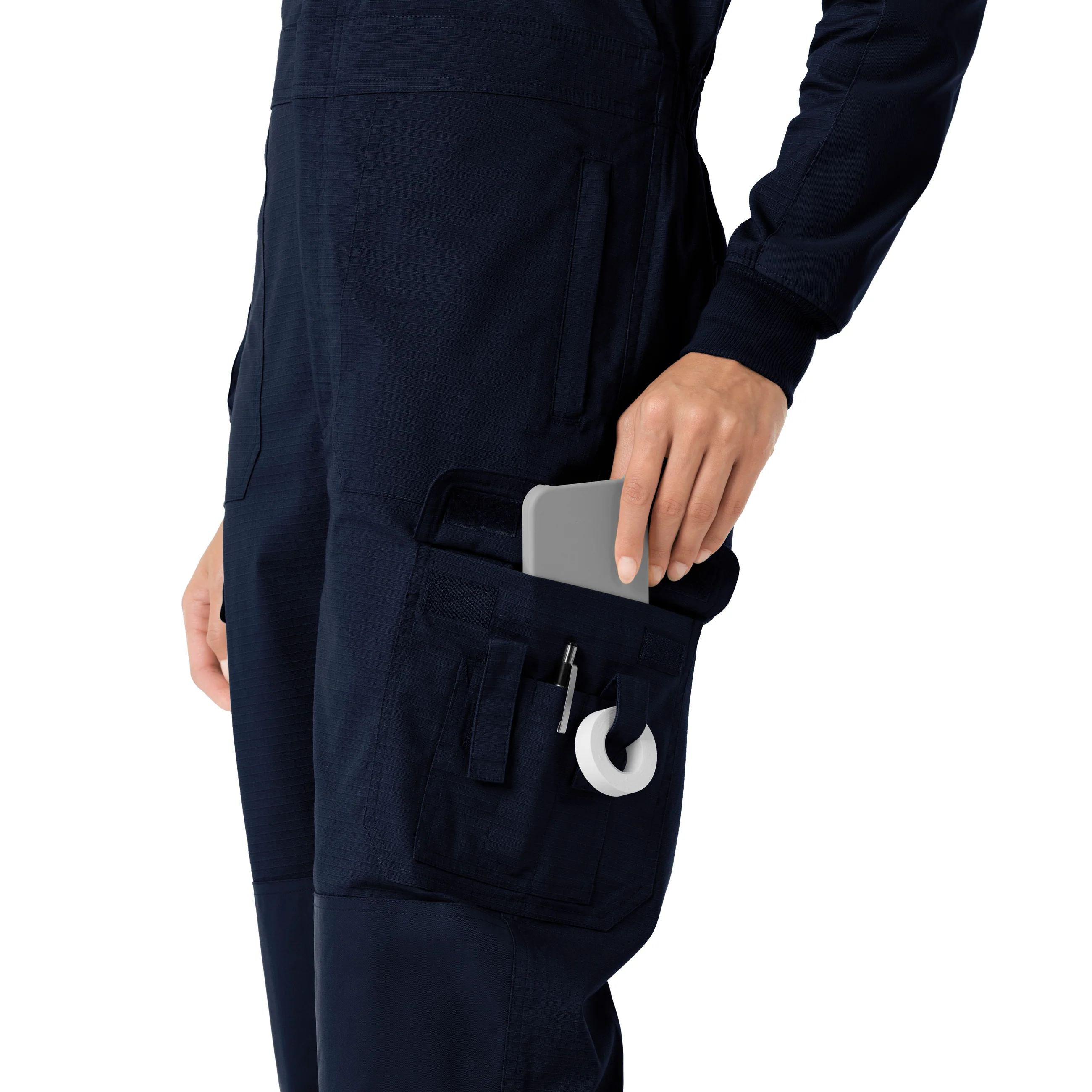 Carhartt Rugged Flex RSCU Women's Ripstop Coverall - Dark Navy - Image 12