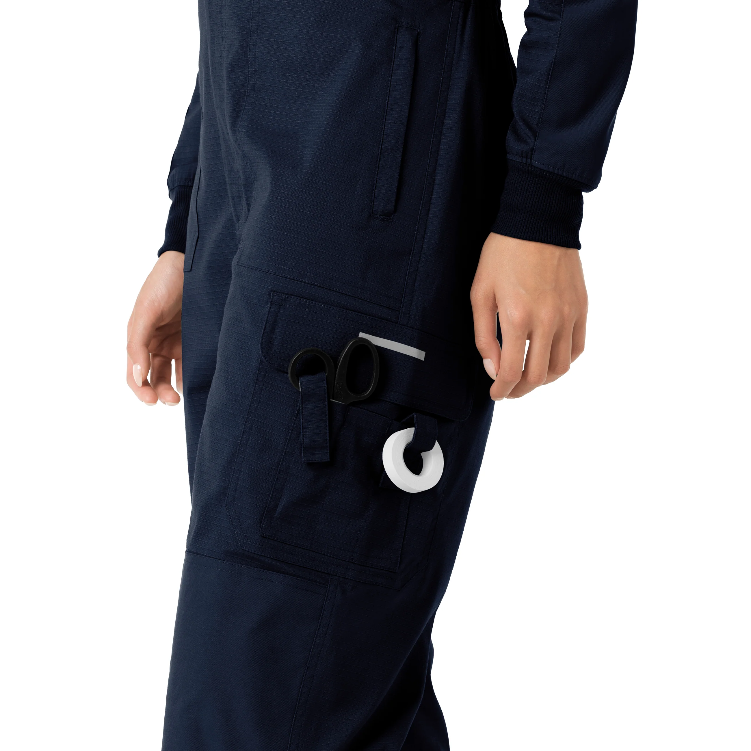 Carhartt Rugged Flex RSCU Women's Ripstop Coverall - Dark Navy - Image 13