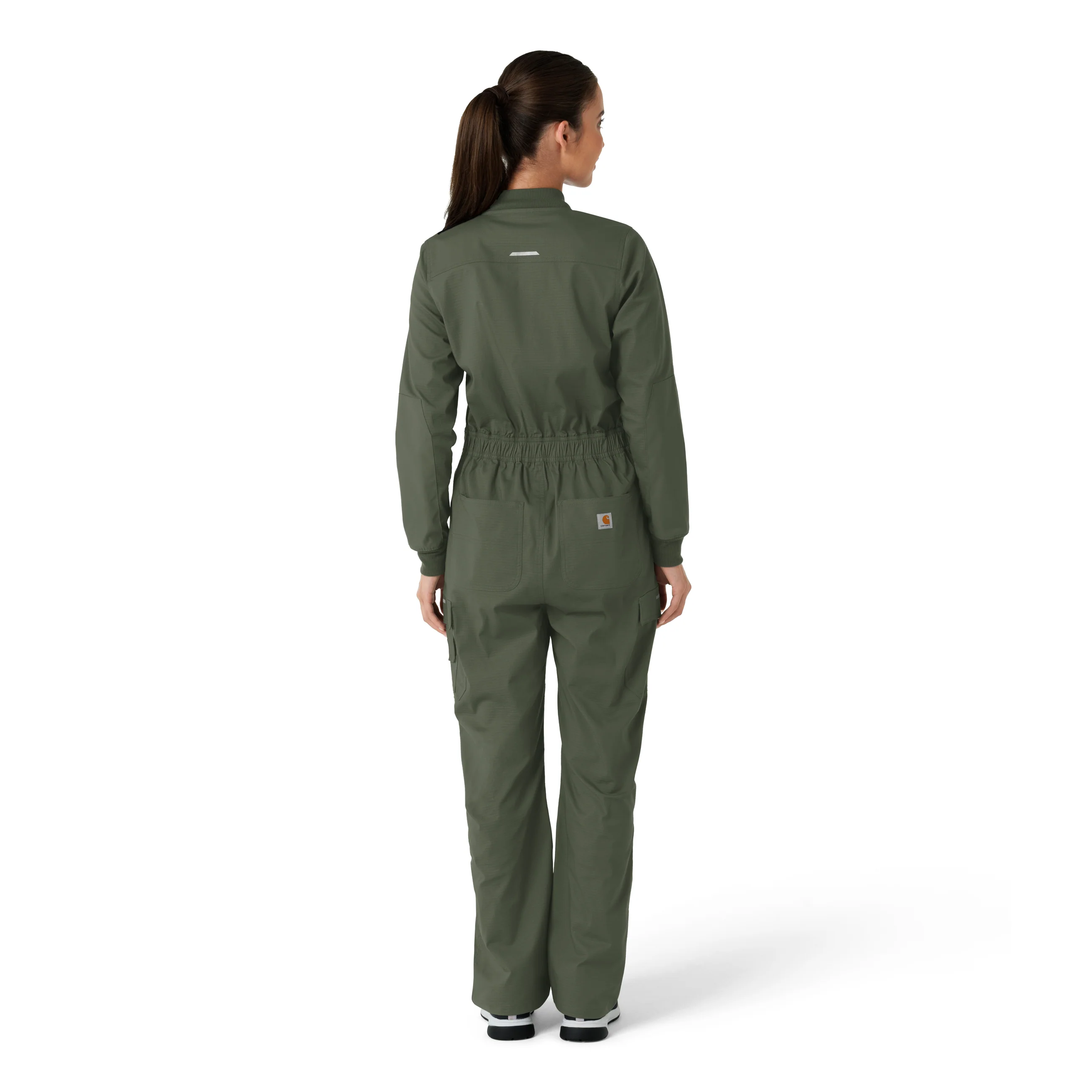 Carhartt Rugged Flex RSCU Women's Ripstop Coverall - Olive - Image 2