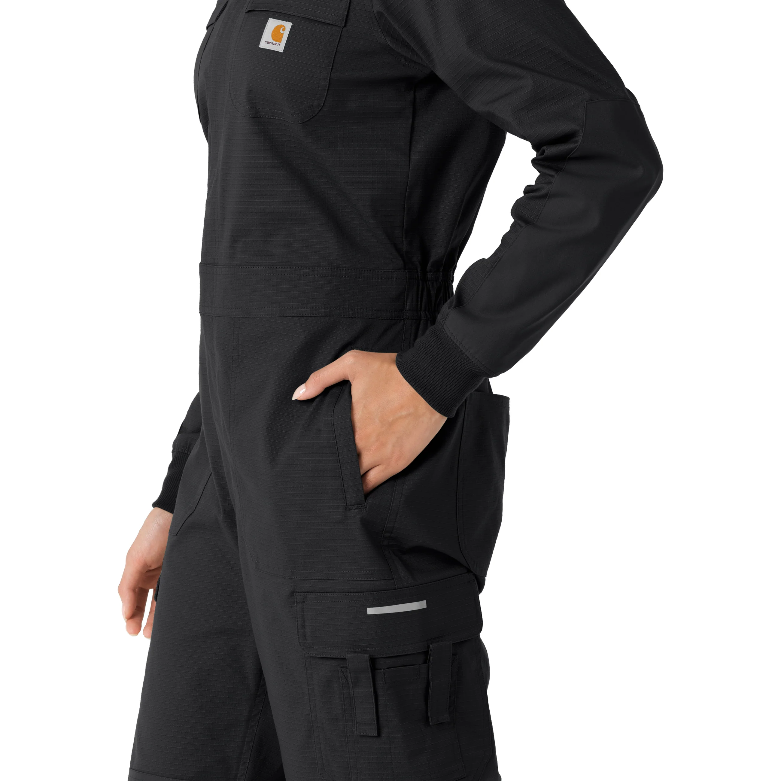 Carhartt Rugged Flex RSCU Women's Ripstop Coverall - Pewter - Image 10