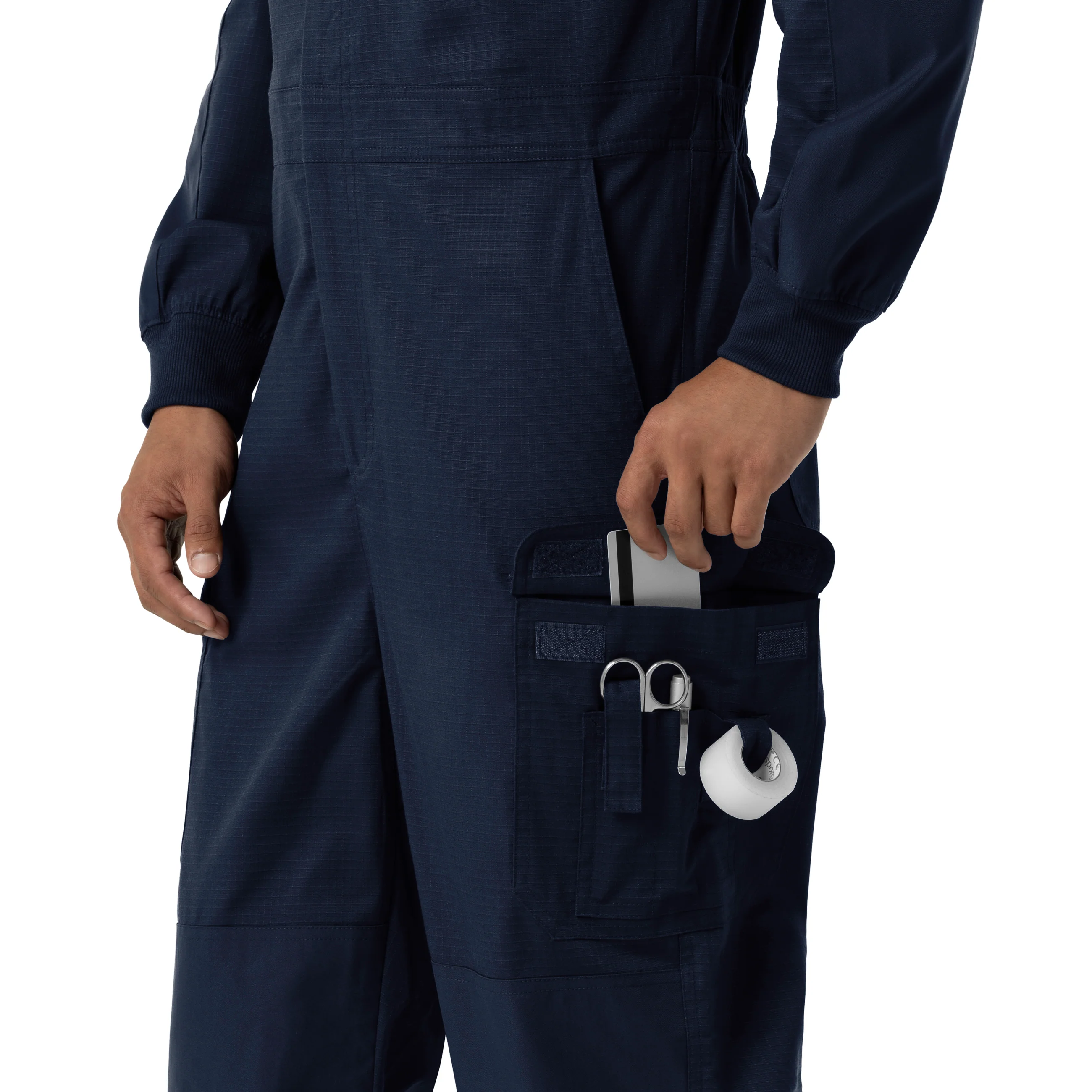 Carhartt Rugged Flex RSCU Men's Ripstop Coverall - Dark Navy - Image 10