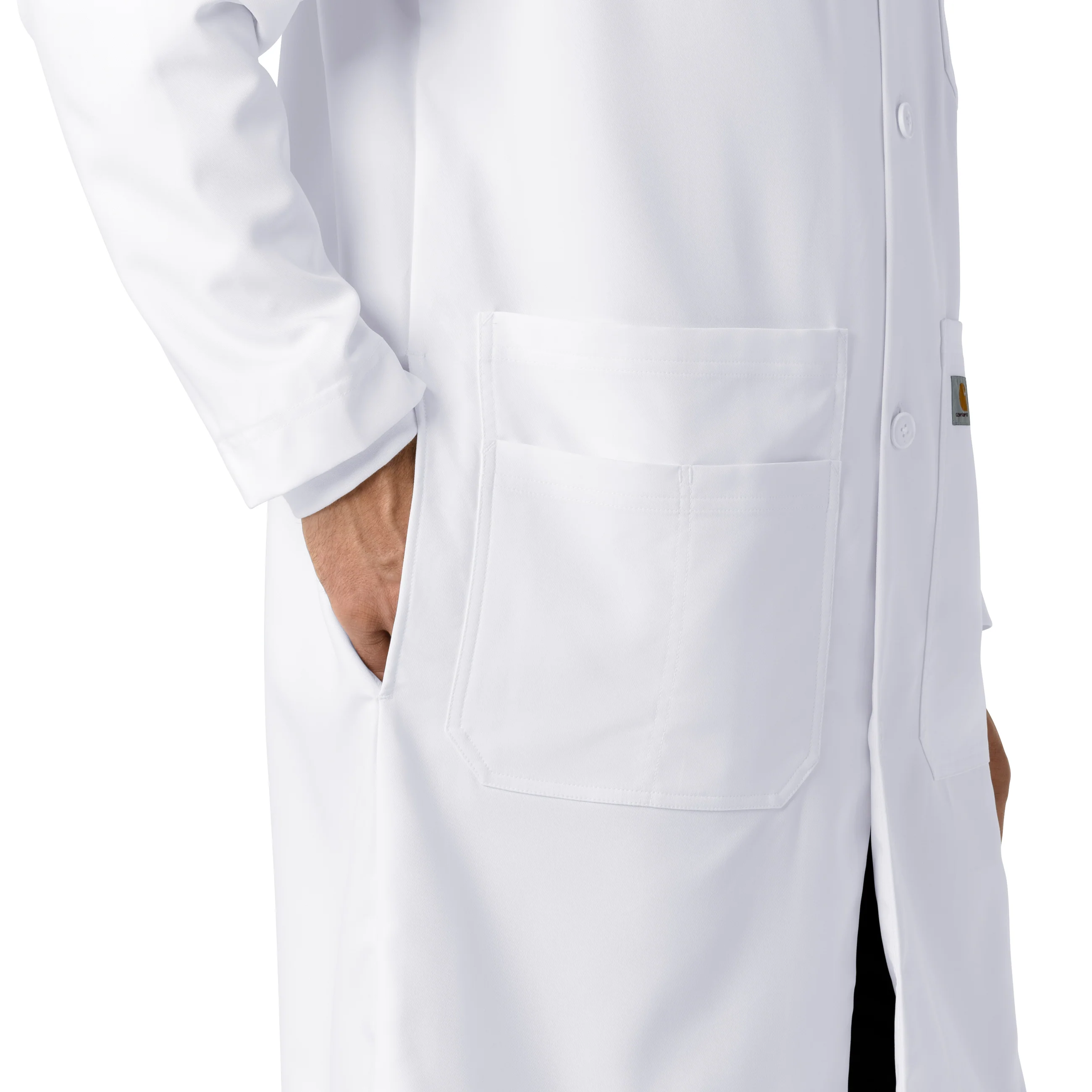 Carhartt Men's Long Lab Coat - White - Image 12