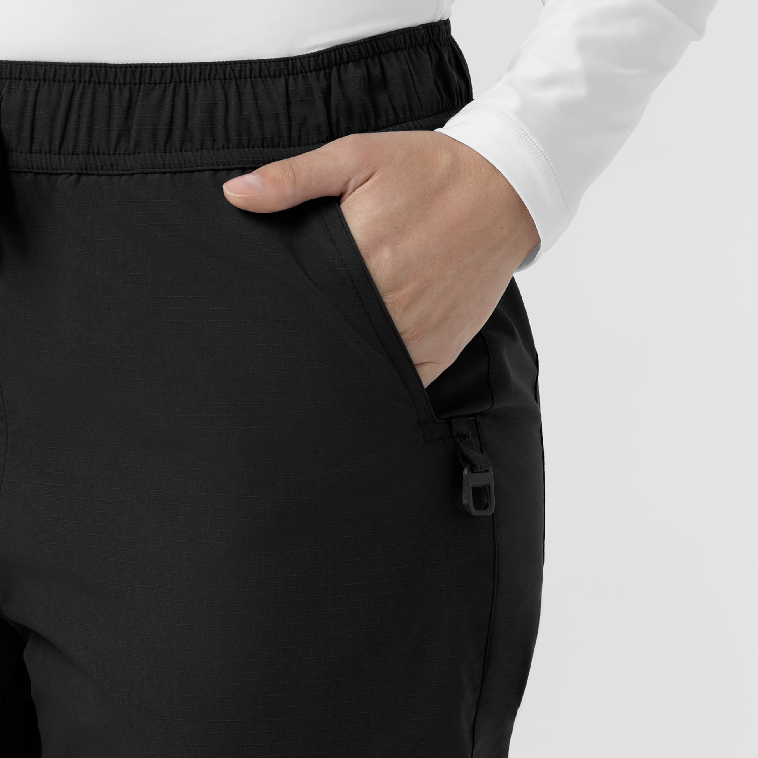 Carhartt Rugged Flex FLD Women's Ripstop Jogger Scrub Pant - Black - Image 8