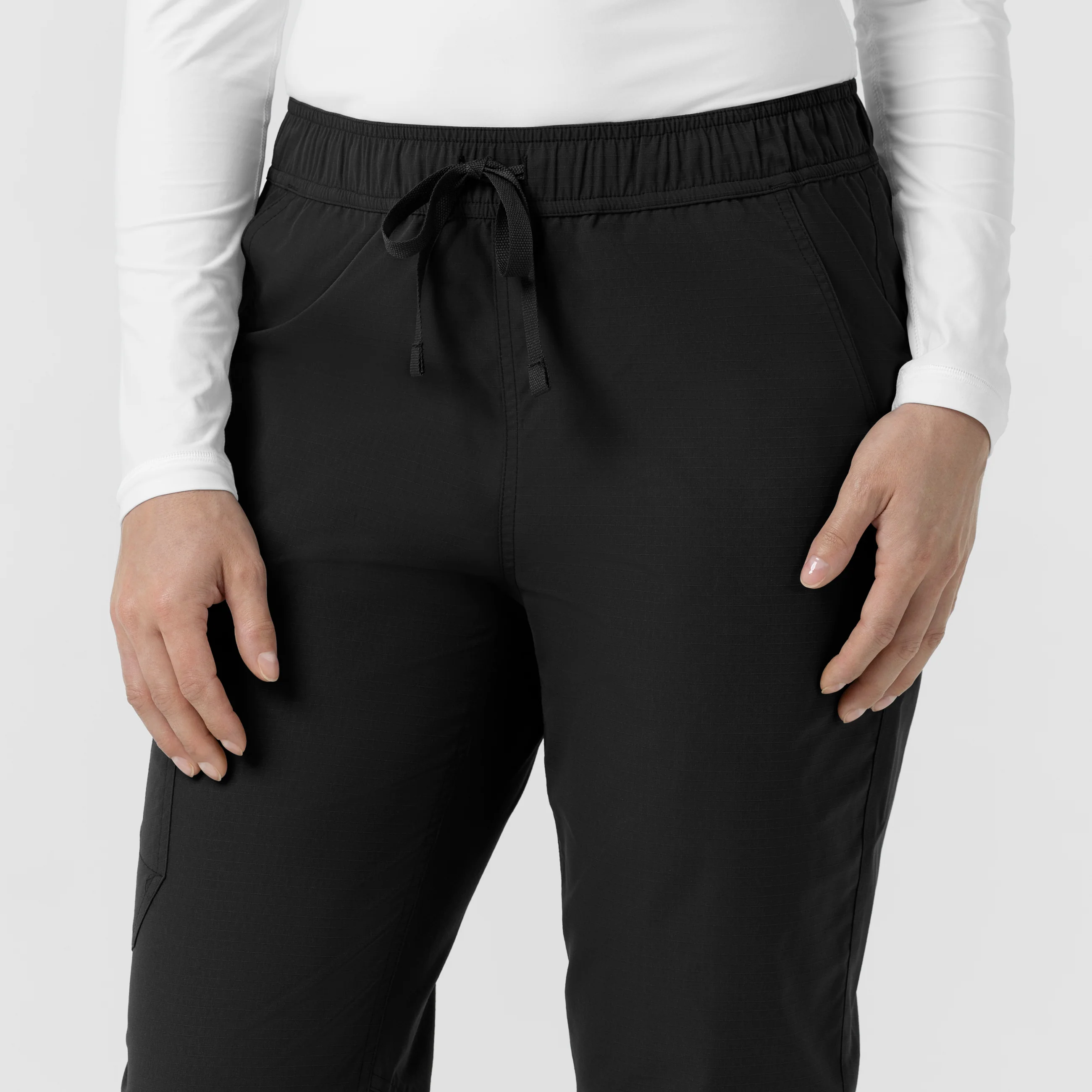 Carhartt Rugged Flex FLD Women's Ripstop Jogger Scrub Pant - Black - Image 9