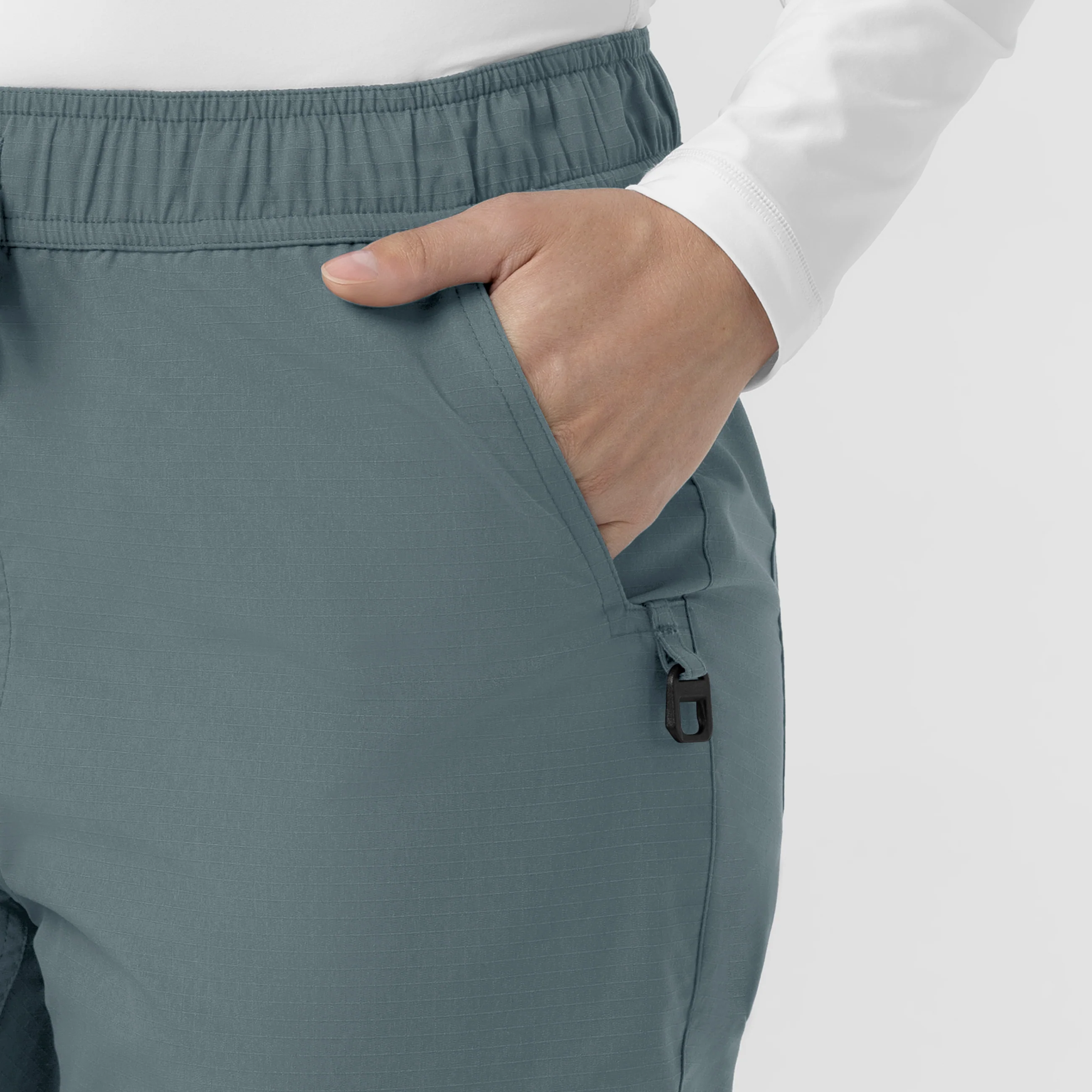 Carhartt Rugged Flex FLD Women's Ripstop Jogger Scrub Pant - Rolling Thunder - Image 8
