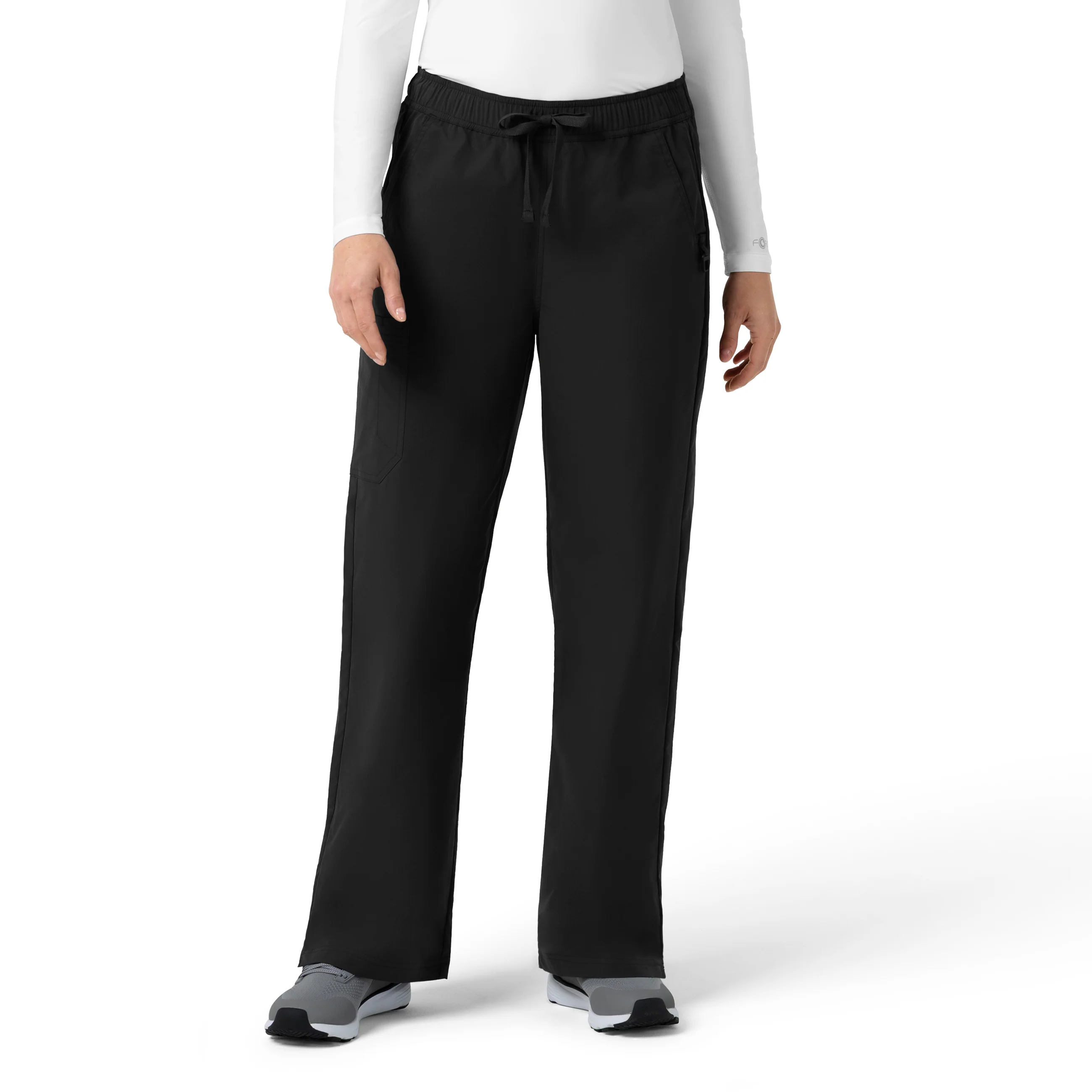 Carhartt Rugged Flex FLD Women's Ripstop Bootcut Cargo Scrub Pant - Black