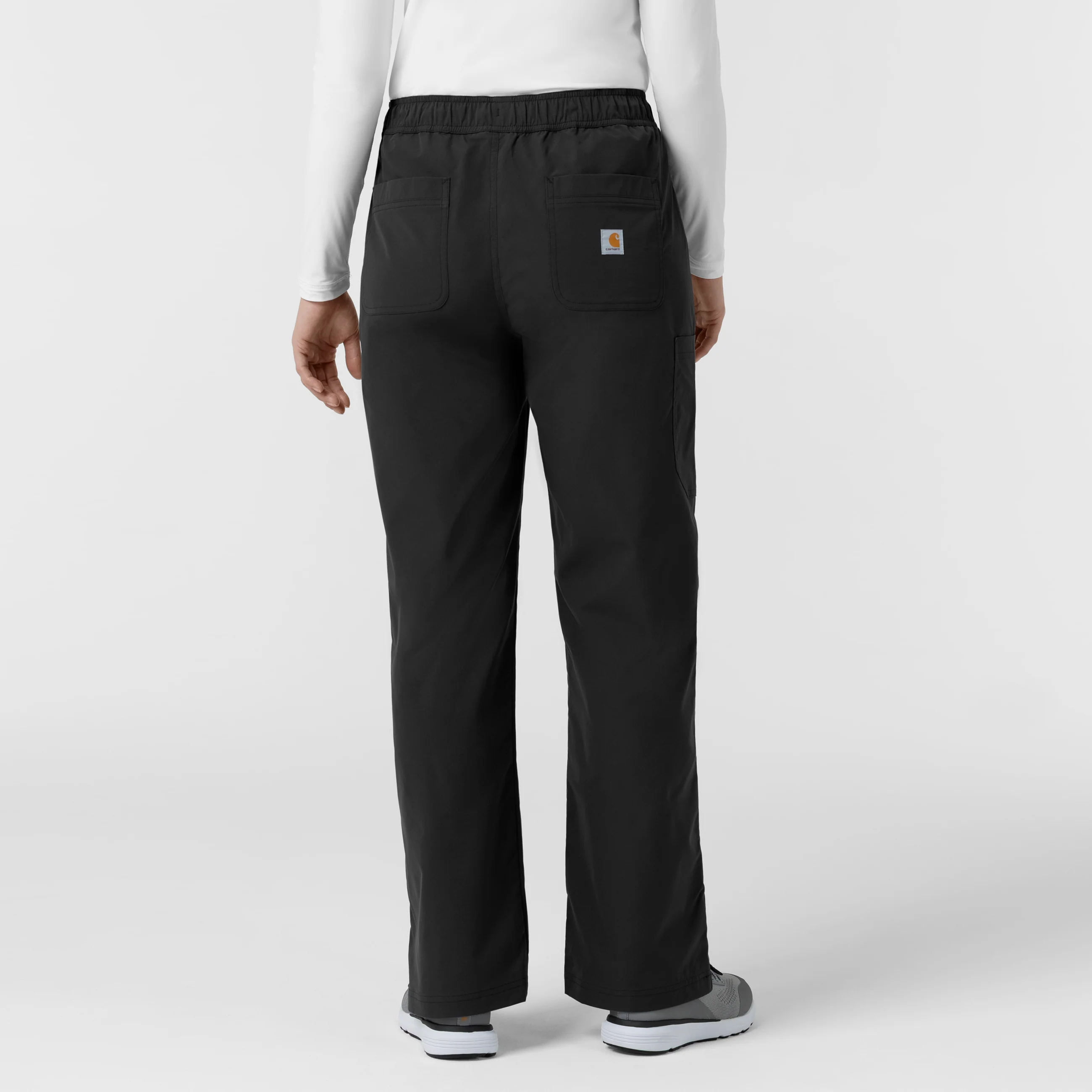 Carhartt Rugged Flex FLD Women's Ripstop Bootcut Cargo Scrub Pant - Black - Image 2