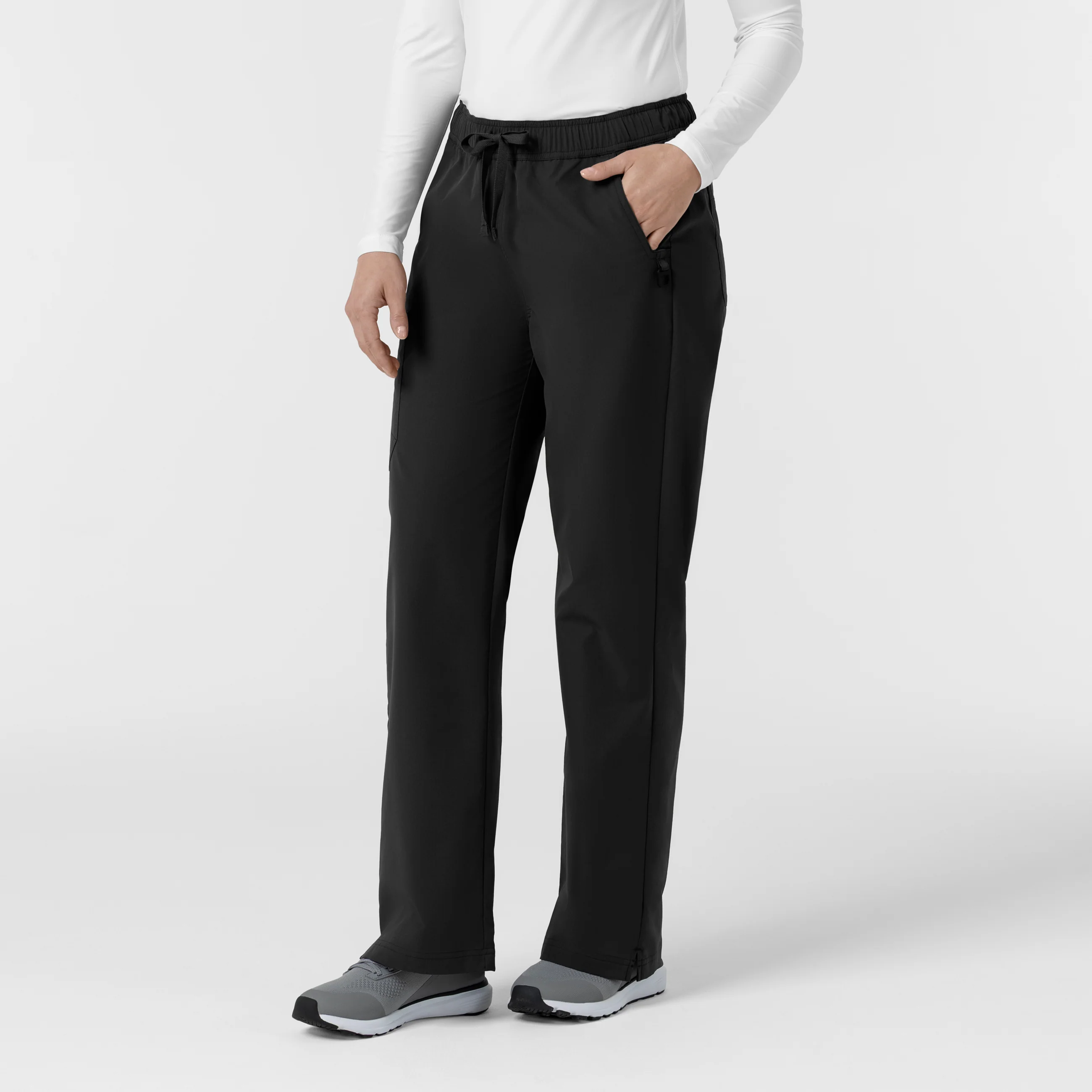 Carhartt Rugged Flex FLD Women's Ripstop Bootcut Cargo Scrub Pant - Black - Image 4