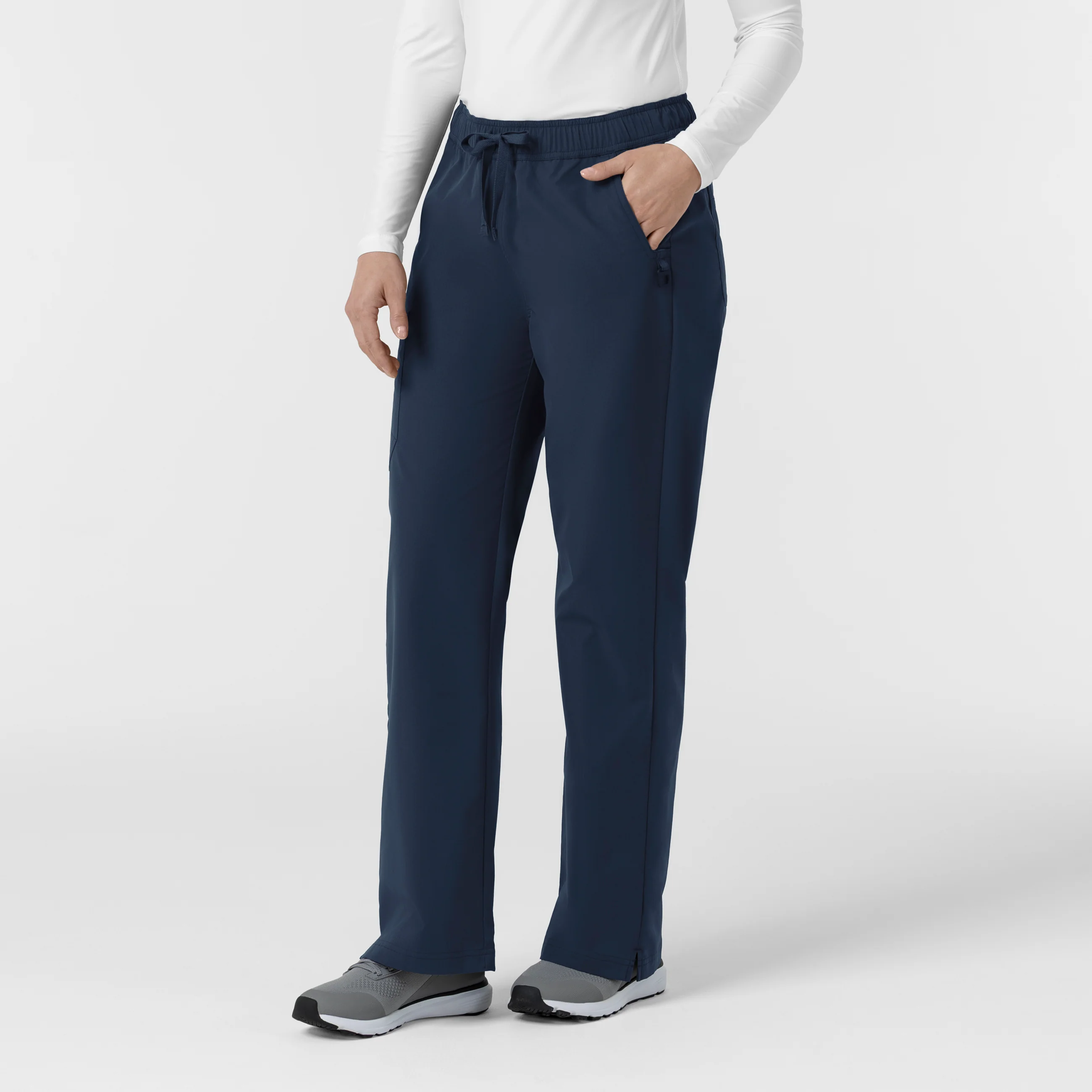 Carhartt Rugged Flex FLD Women's Ripstop Bootcut Cargo Scrub Pant - Navy - Image 4