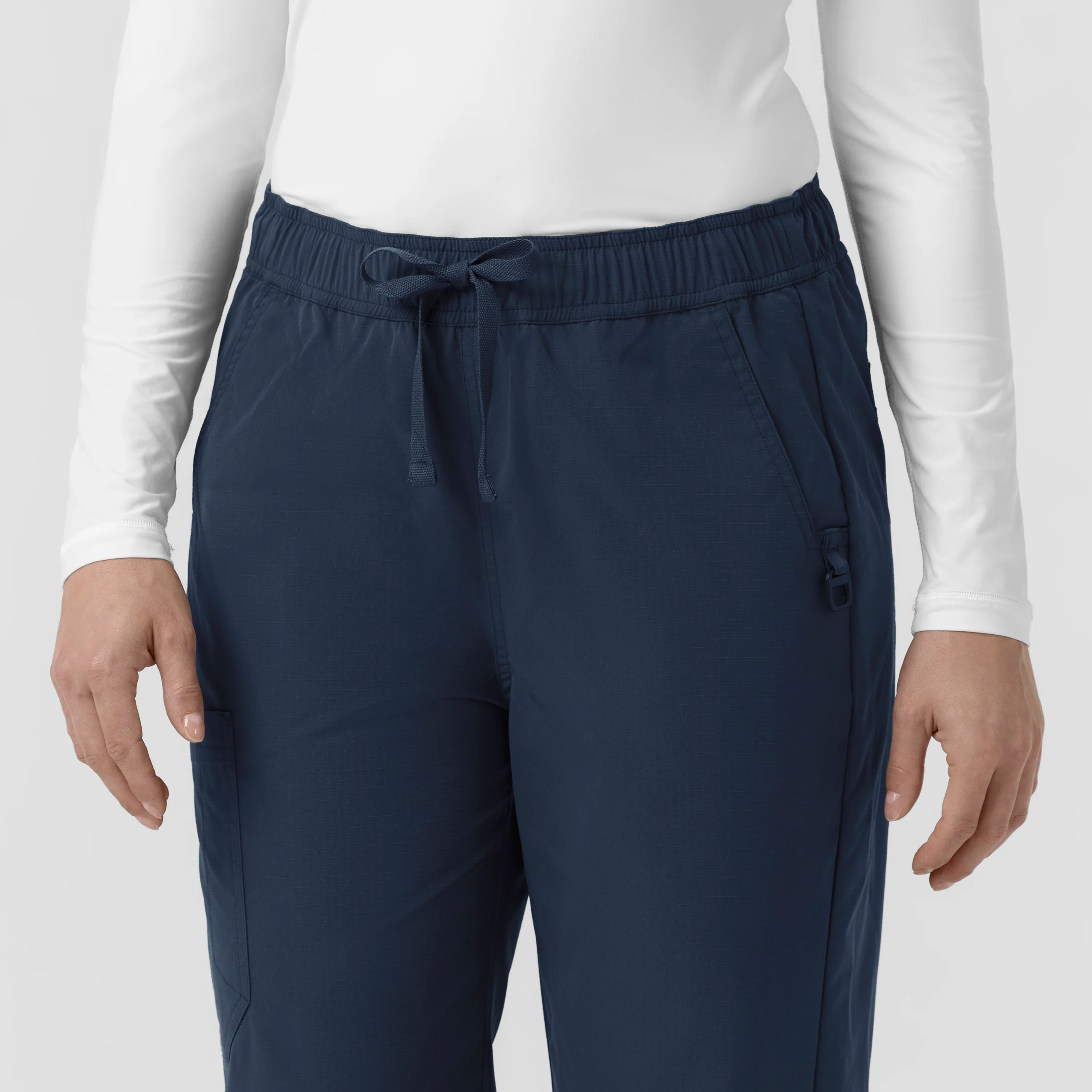 Carhartt Rugged Flex FLD Women's Ripstop Bootcut Cargo Scrub Pant - Navy - Image 9