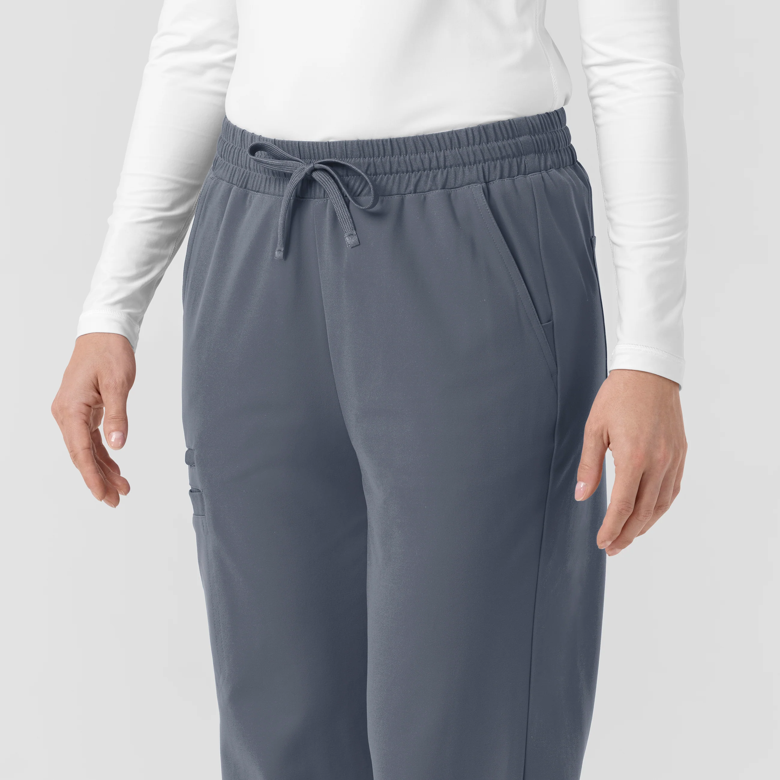 Carhartt Cross-Flex Knit Women's Boot Cut Scrub Pant - Approaching Storm - Image 6
