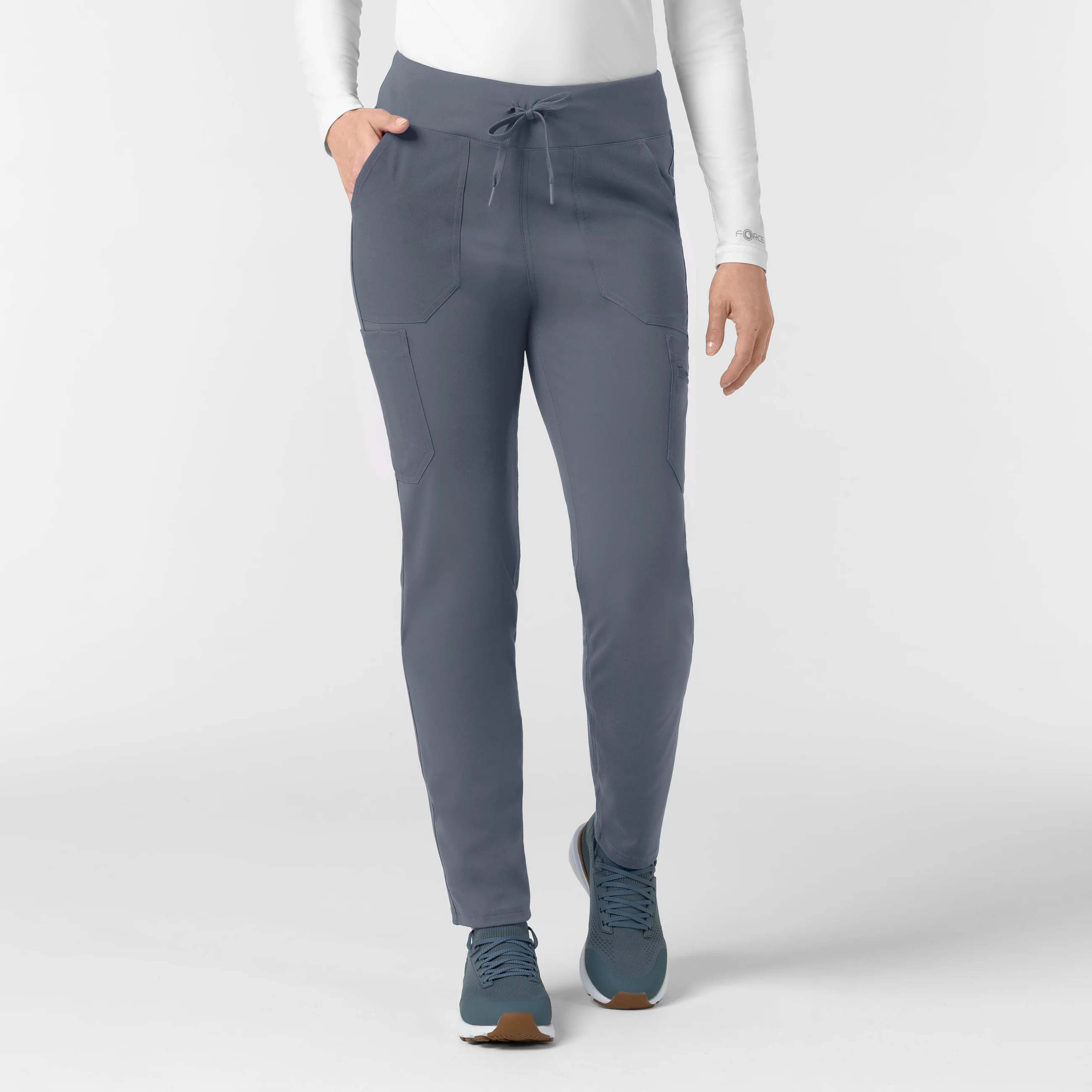 Carhartt Cross-Flex Knit Women's Modern Scrub Pant - Approaching Storm
