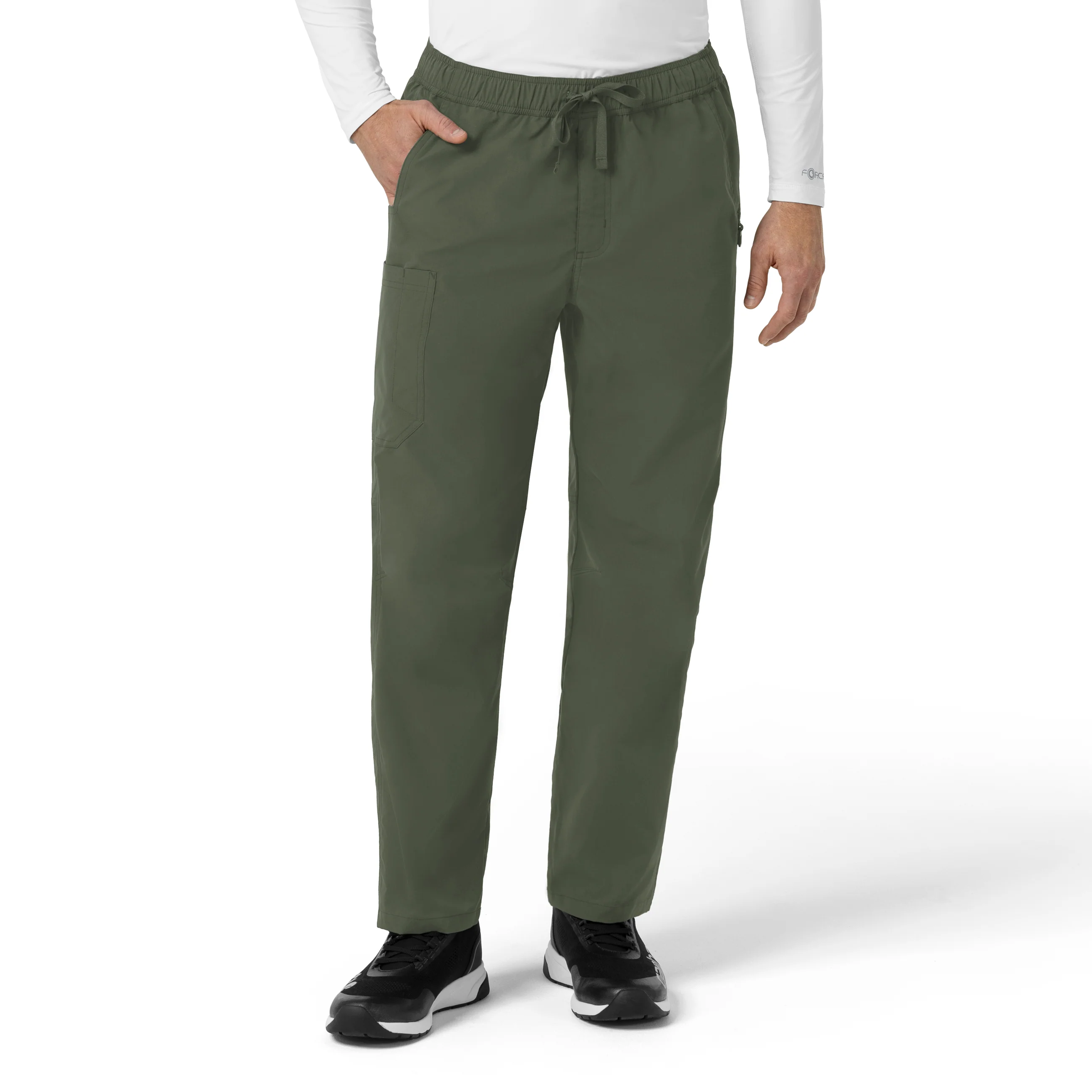 Carhartt Rugged Flex FLD Men's Ripstop Straight Leg Cargo Scrub Pant - Olive