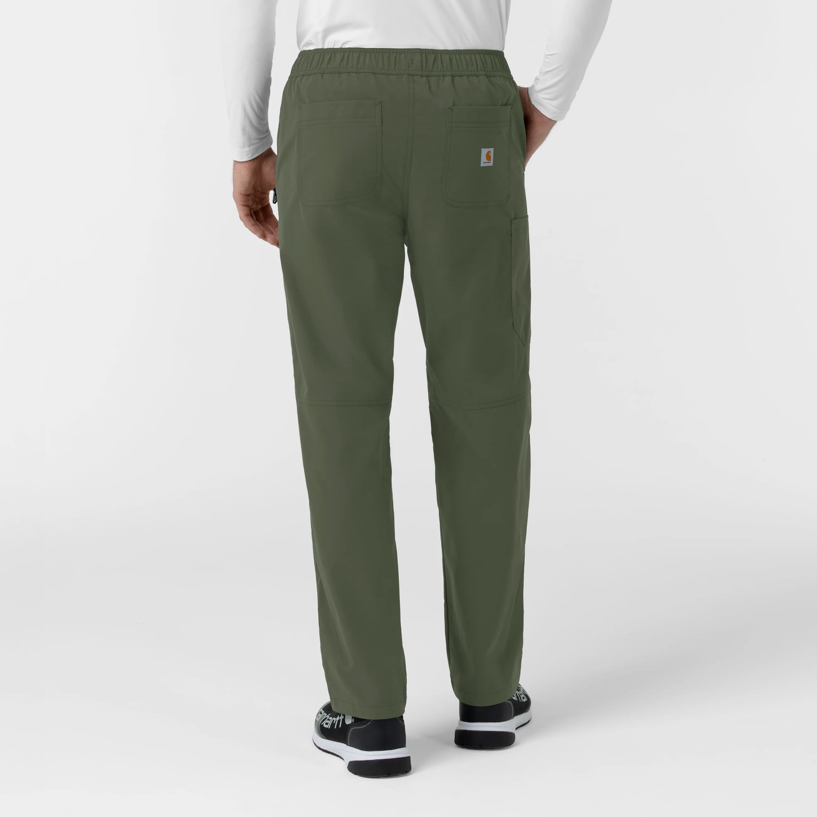 Carhartt Rugged Flex FLD Men's Ripstop Straight Leg Cargo Scrub Pant - Olive - Image 2