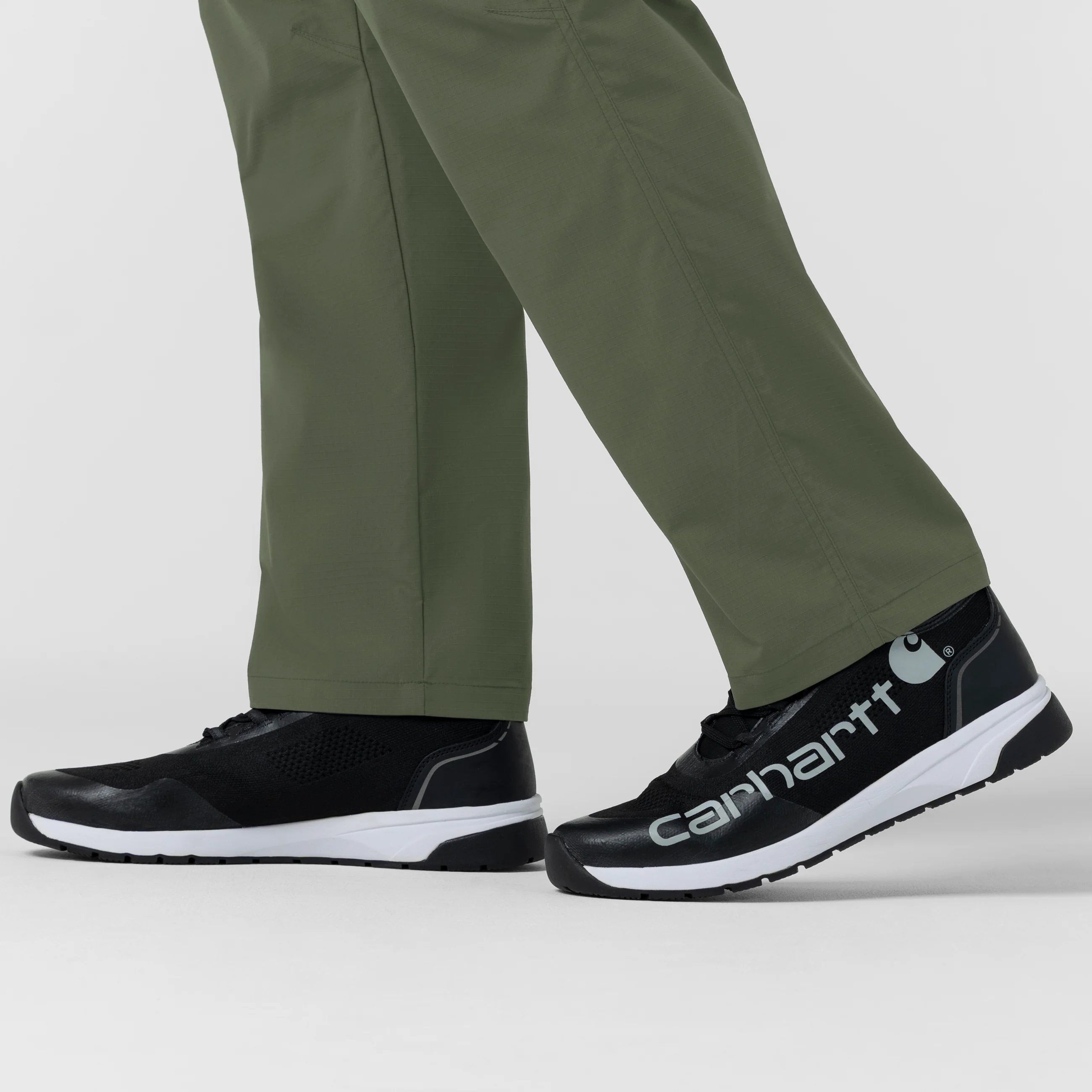 Carhartt Rugged Flex FLD Men's Ripstop Straight Leg Cargo Scrub Pant - Olive - Image 8