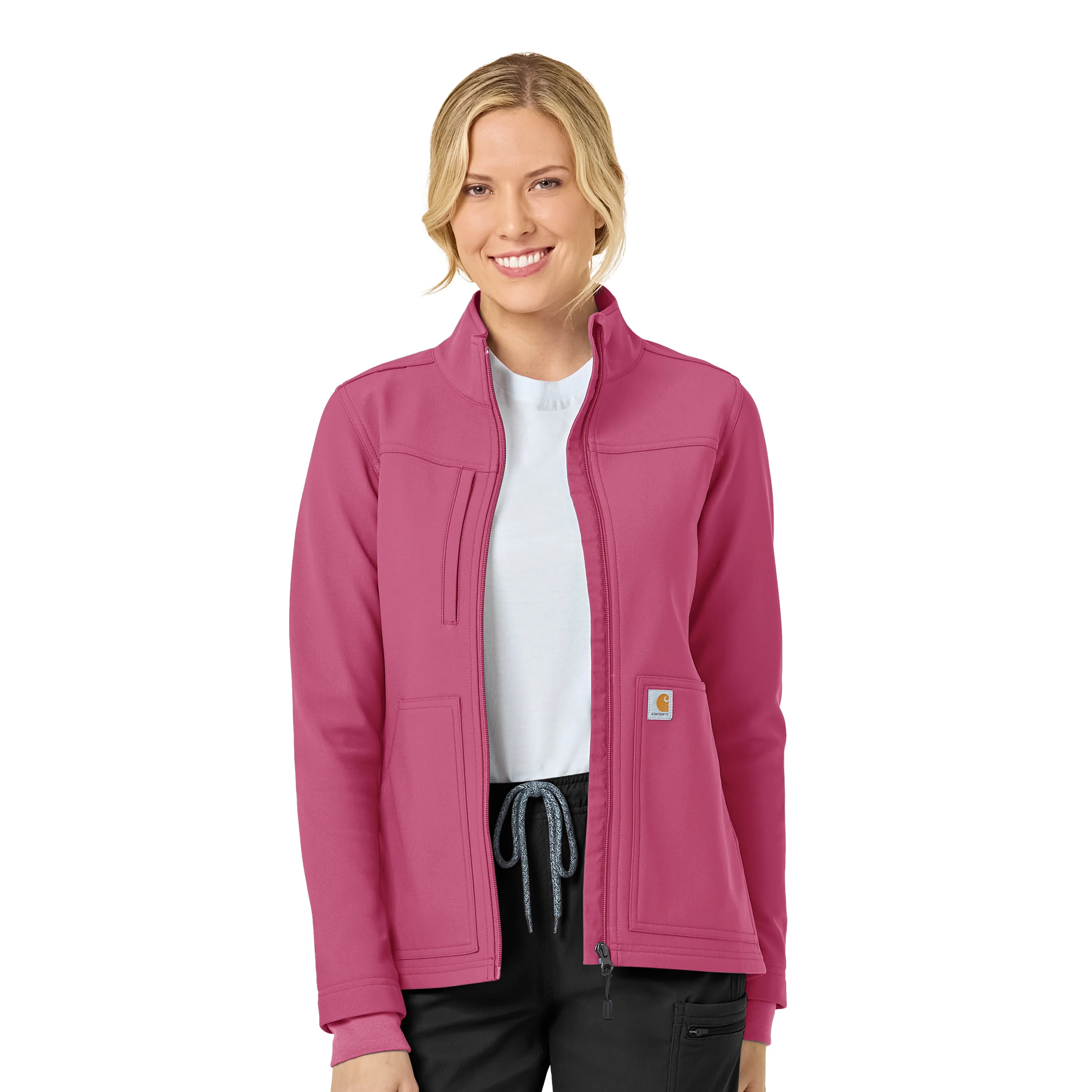 Carhartt Rugged Flex Women's Bonded Fleece Jacket - Electric Fuschia