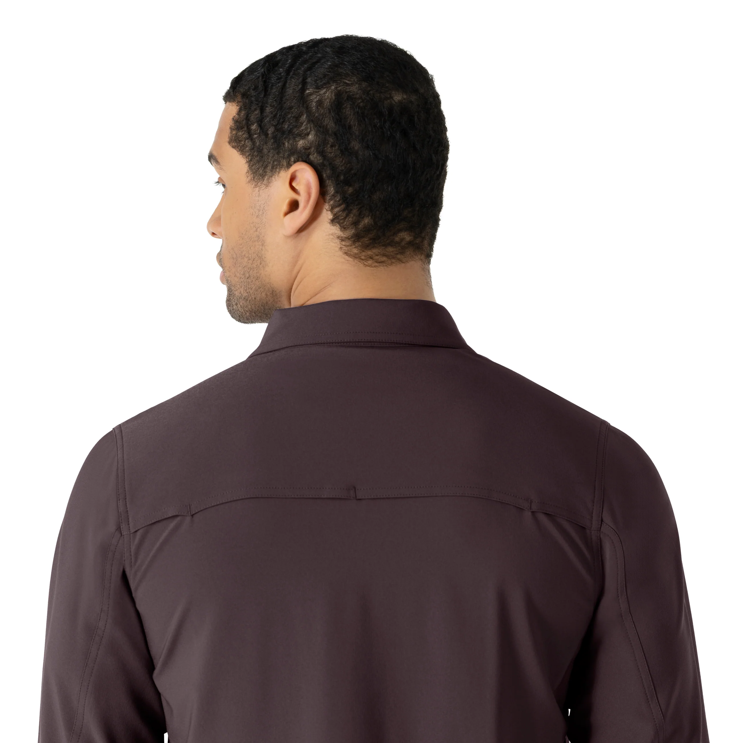 Carhartt Force Cross-Flex Men's Lightweight Scrub Jacket - Dark Sepia - Image 11