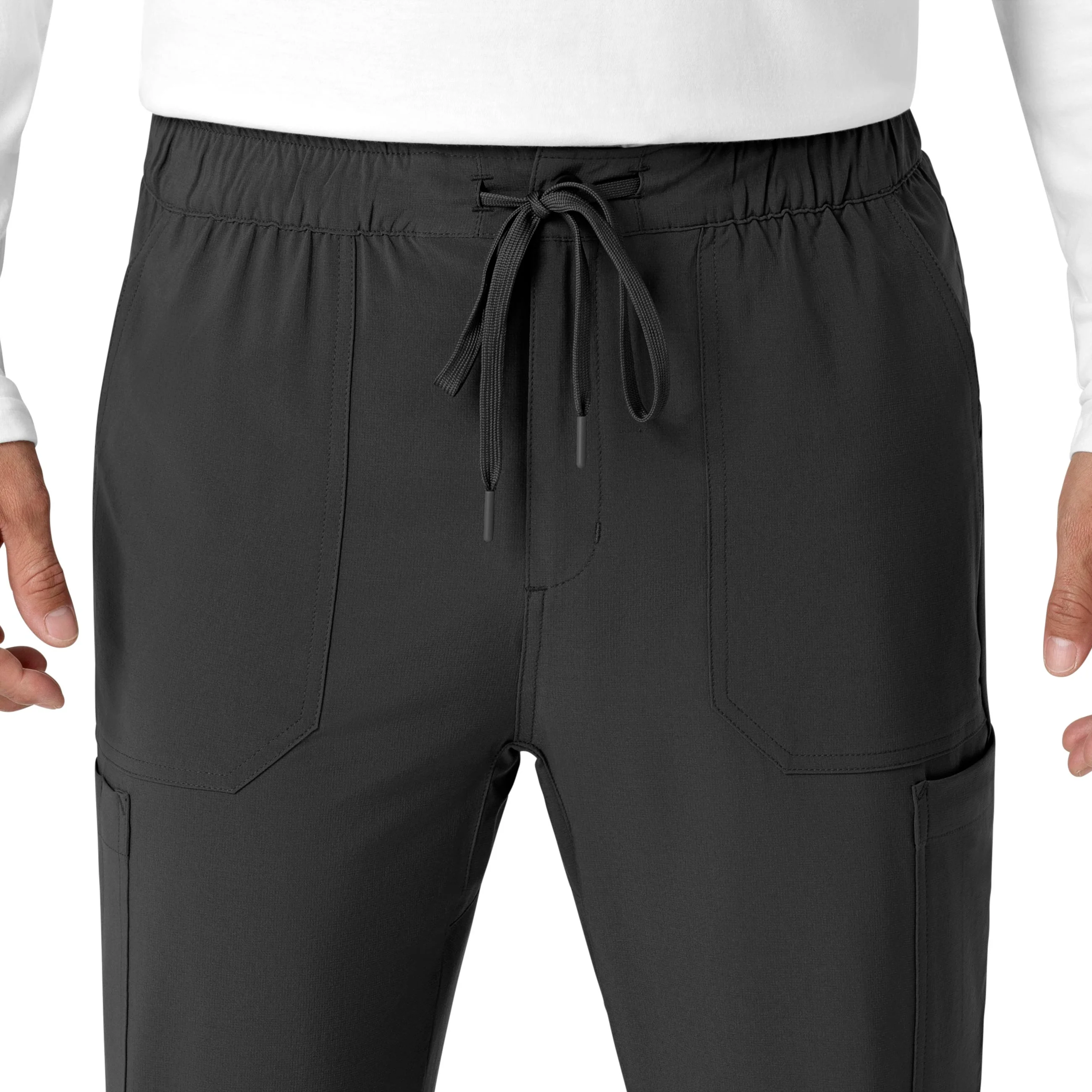 Carhartt Force Cross-Flex Men's Jogger Scrub Pant - Black - Image 5