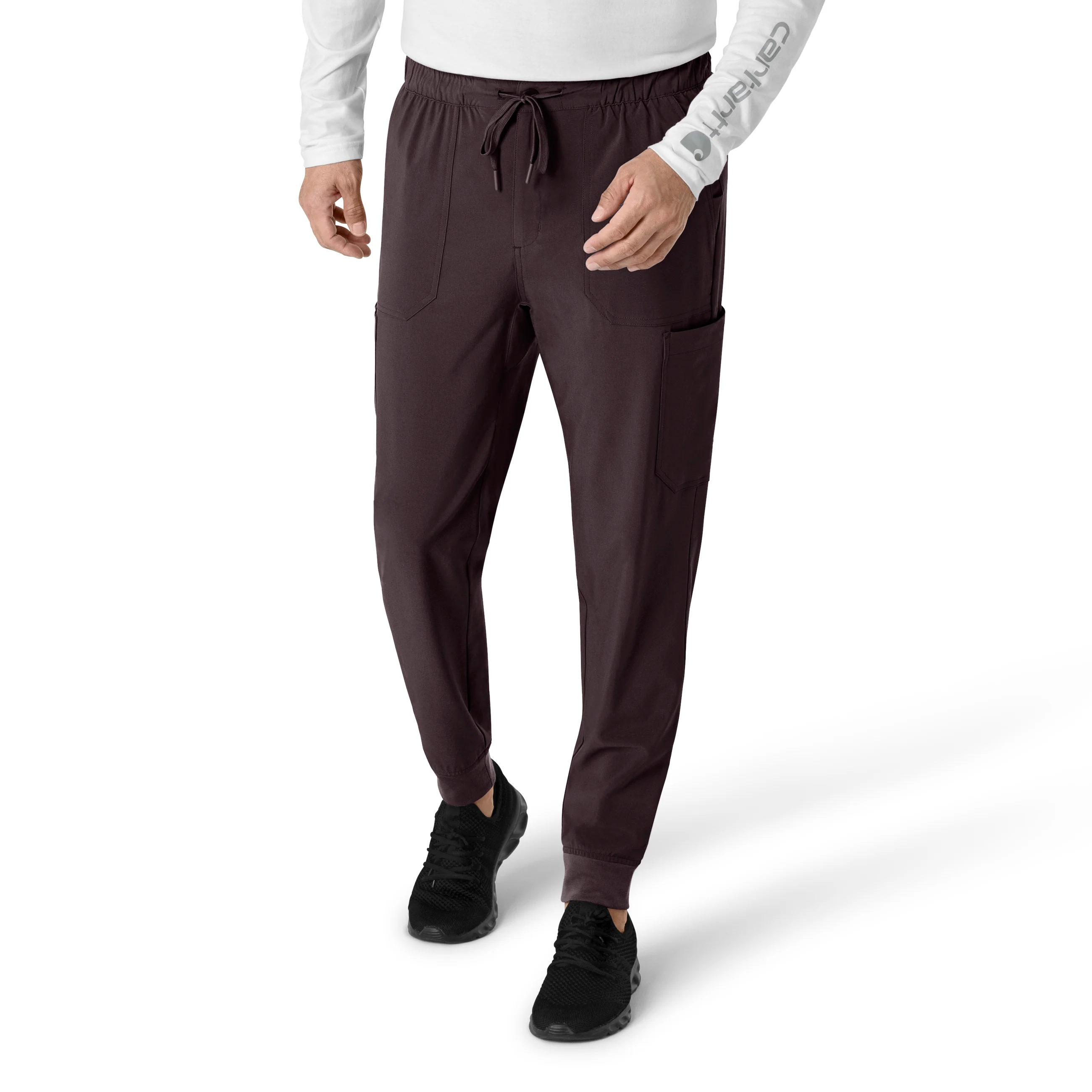 Carhartt Force Cross-Flex Men's Jogger Scrub Pant - Dark Sepia