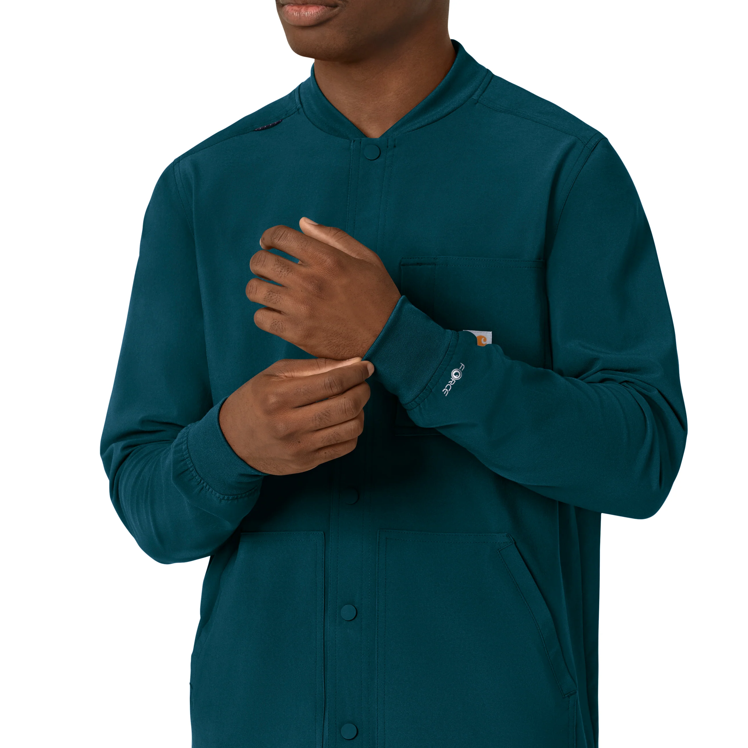 Carhartt Force Cross-Flex Men's Shirt Jacket - Caribbean - Image 5