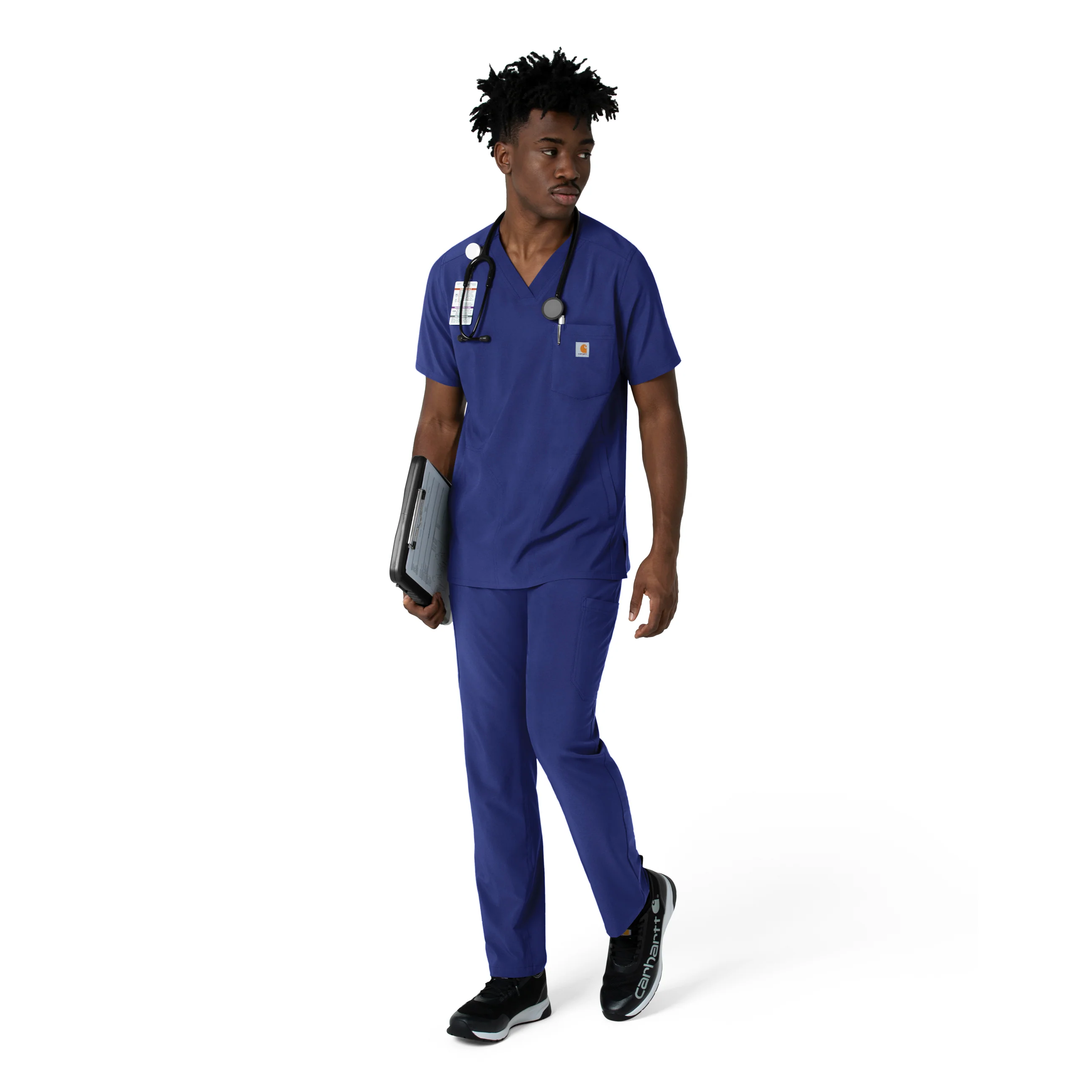 Carhartt Force Cross-Flex Men's Straight Leg Scrub Pant - Galaxy Blue - Image 3