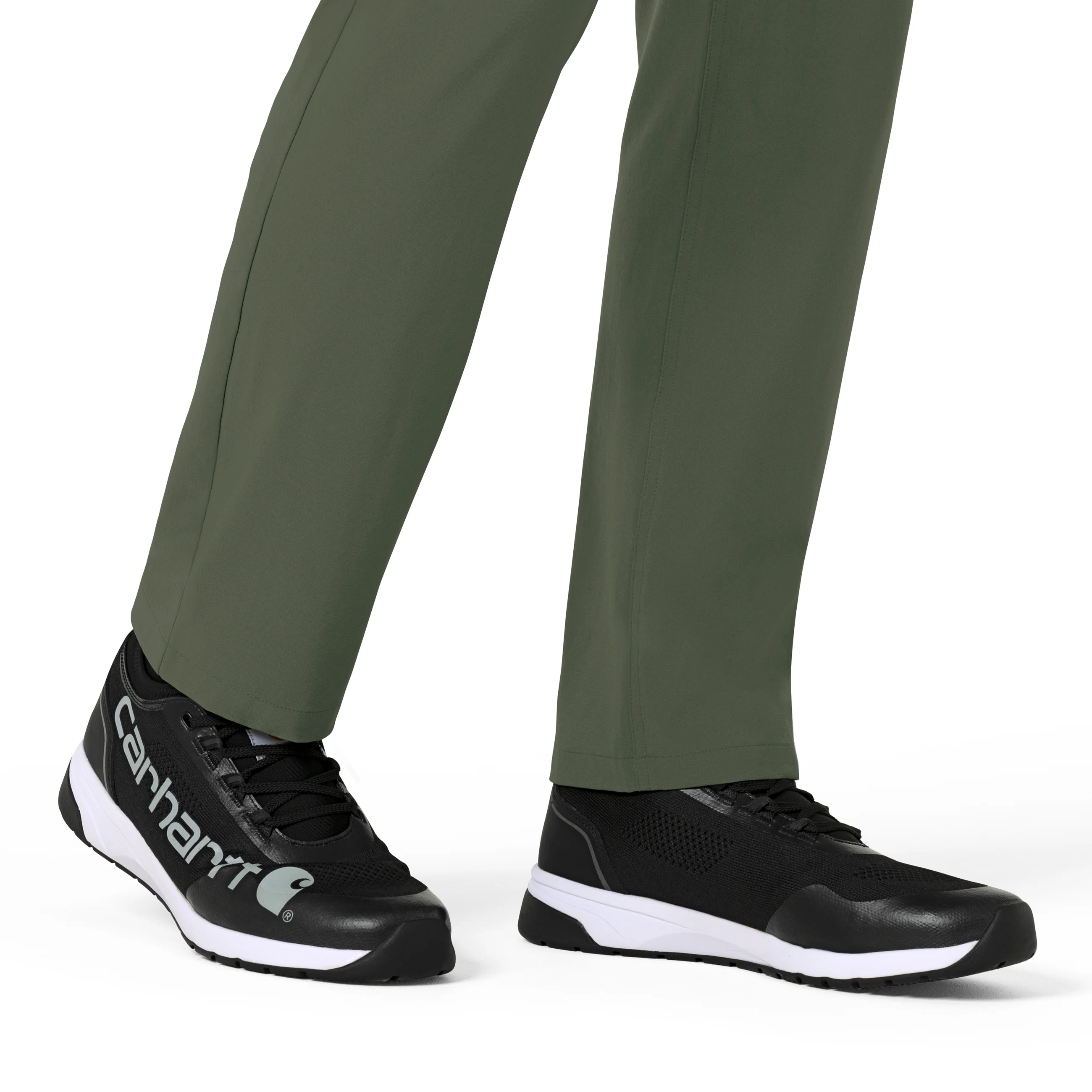 Carhartt Force Cross-Flex Men's Straight Leg Scrub Pant - Olive - Image 5