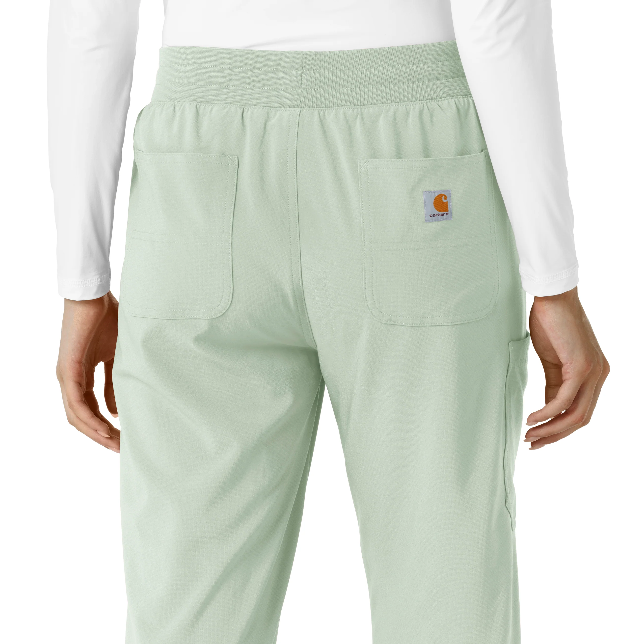 Carhartt Force Cross-Flex Women's Boot Cut Scrub Pant - Big Sky - Image 6