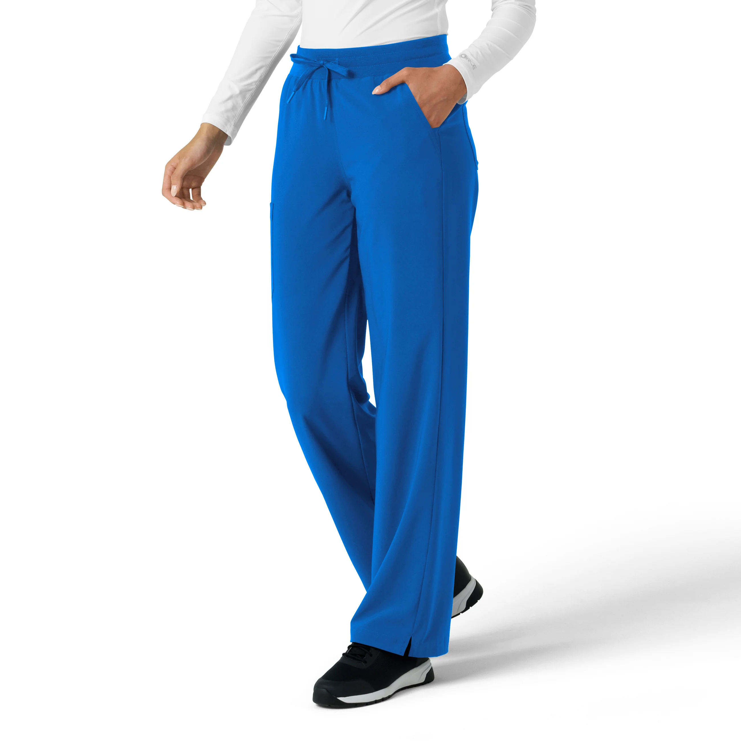 Carhartt Force Cross-Flex Women's Boot Cut Scrub Pant - Royal - Image 4