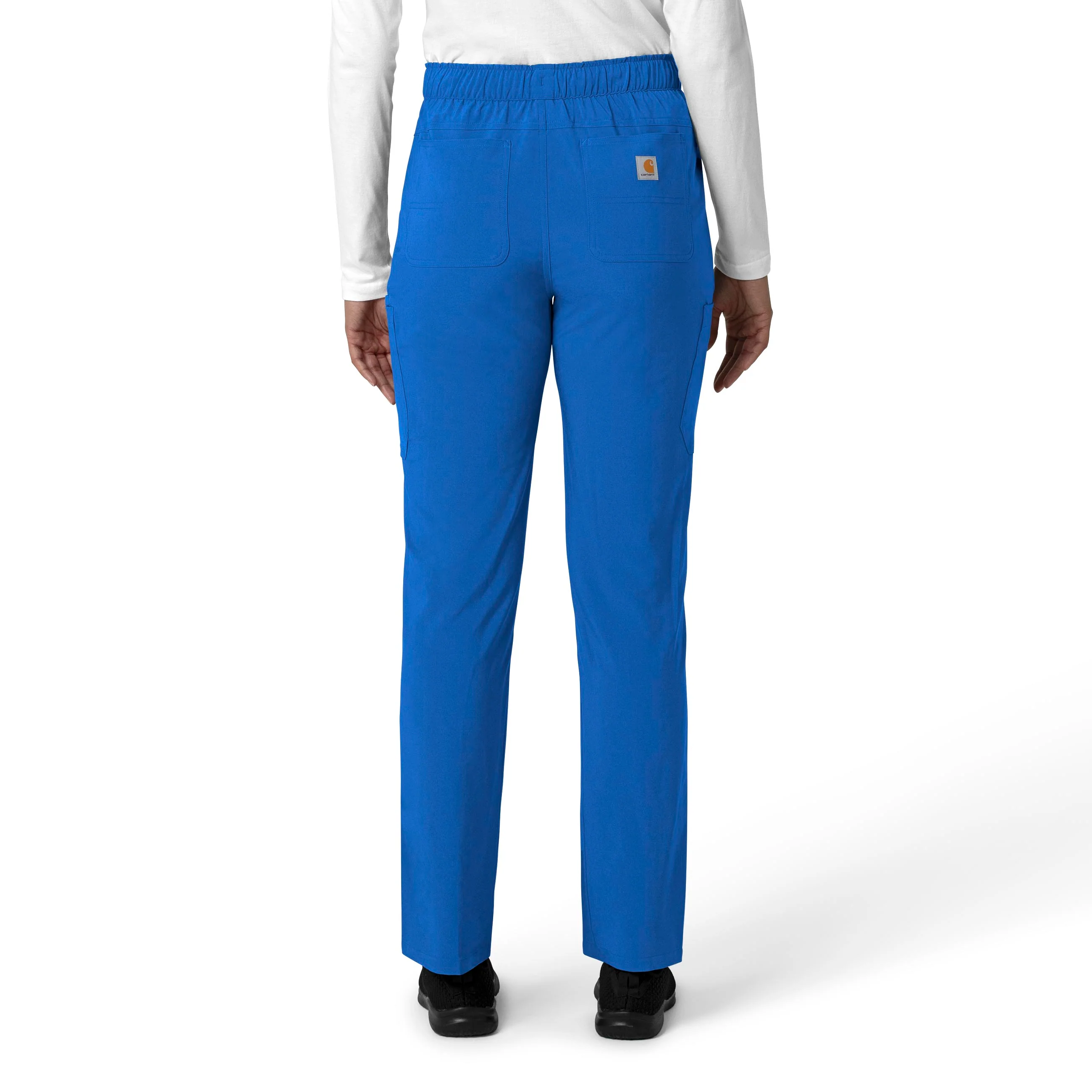 Carhartt Force Cross-Flex Women's Straight Leg Cargo Scrub Pant - Royal - Image 2