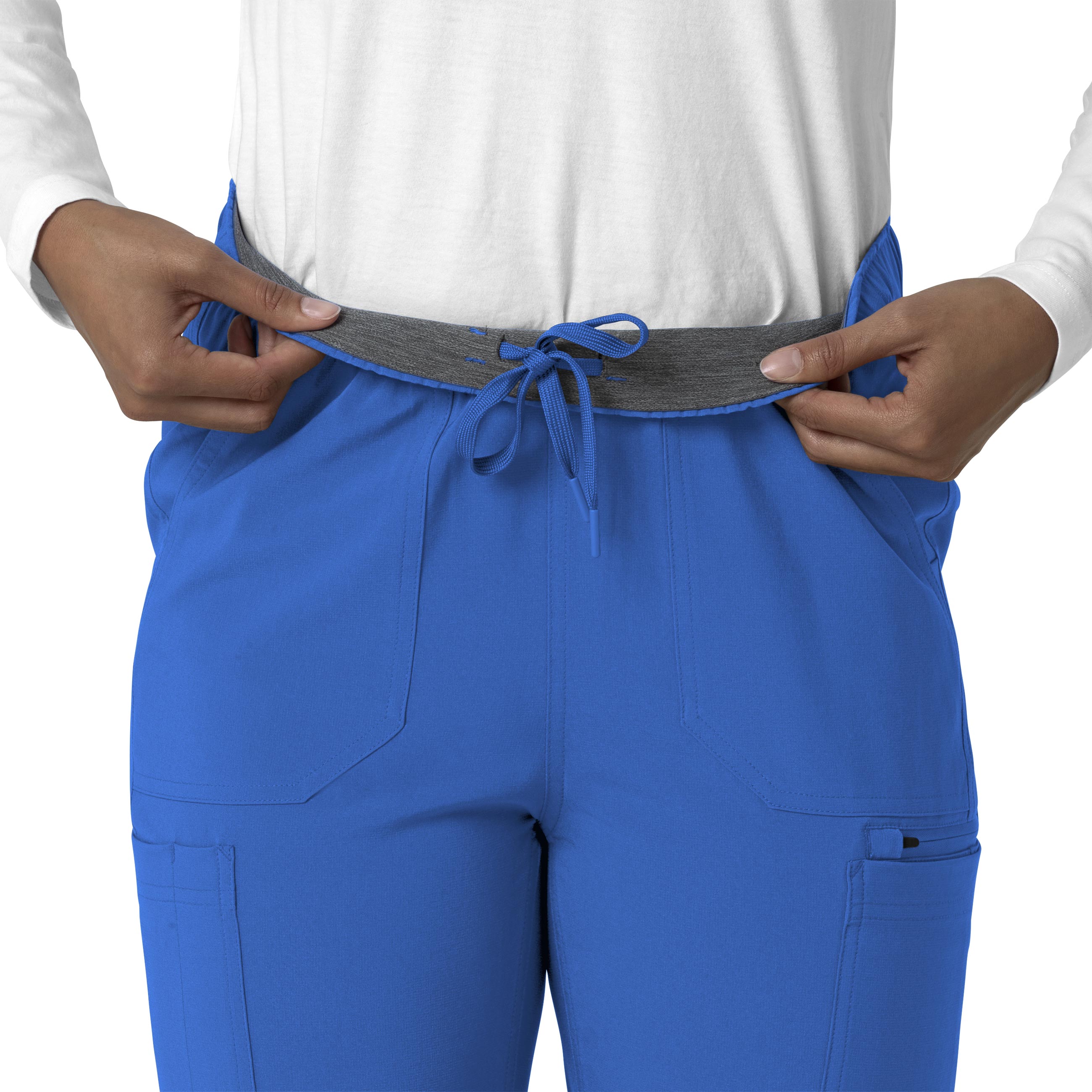 Carhartt Force Cross-Flex Women's Straight Leg Cargo Scrub Pant - Royal - Image 6
