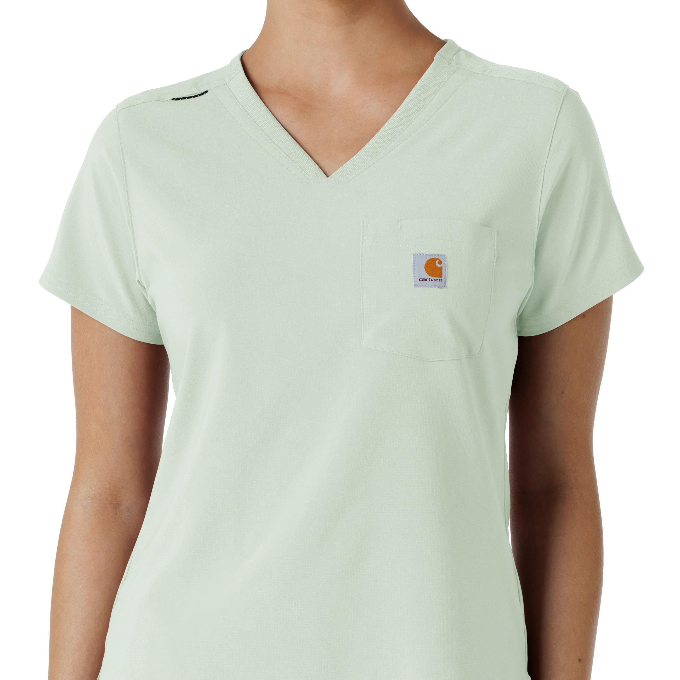 Carhartt Force Cross-Flex Women's Tuck-In Scrub Top - Big Sky - Image 5