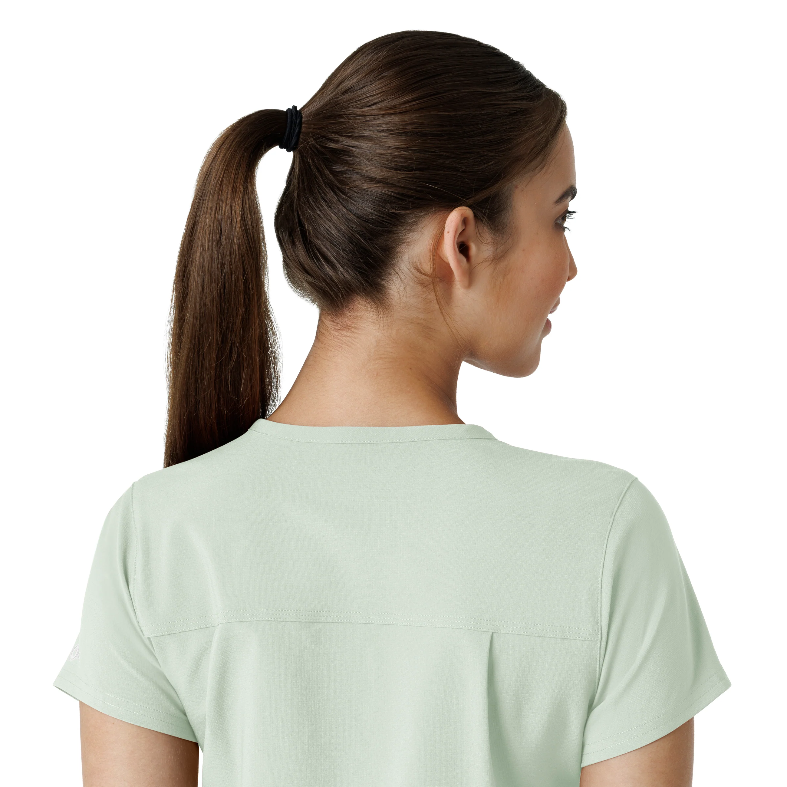 Carhartt Force Cross-Flex Women's Tuck-In Scrub Top - Big Sky - Image 7