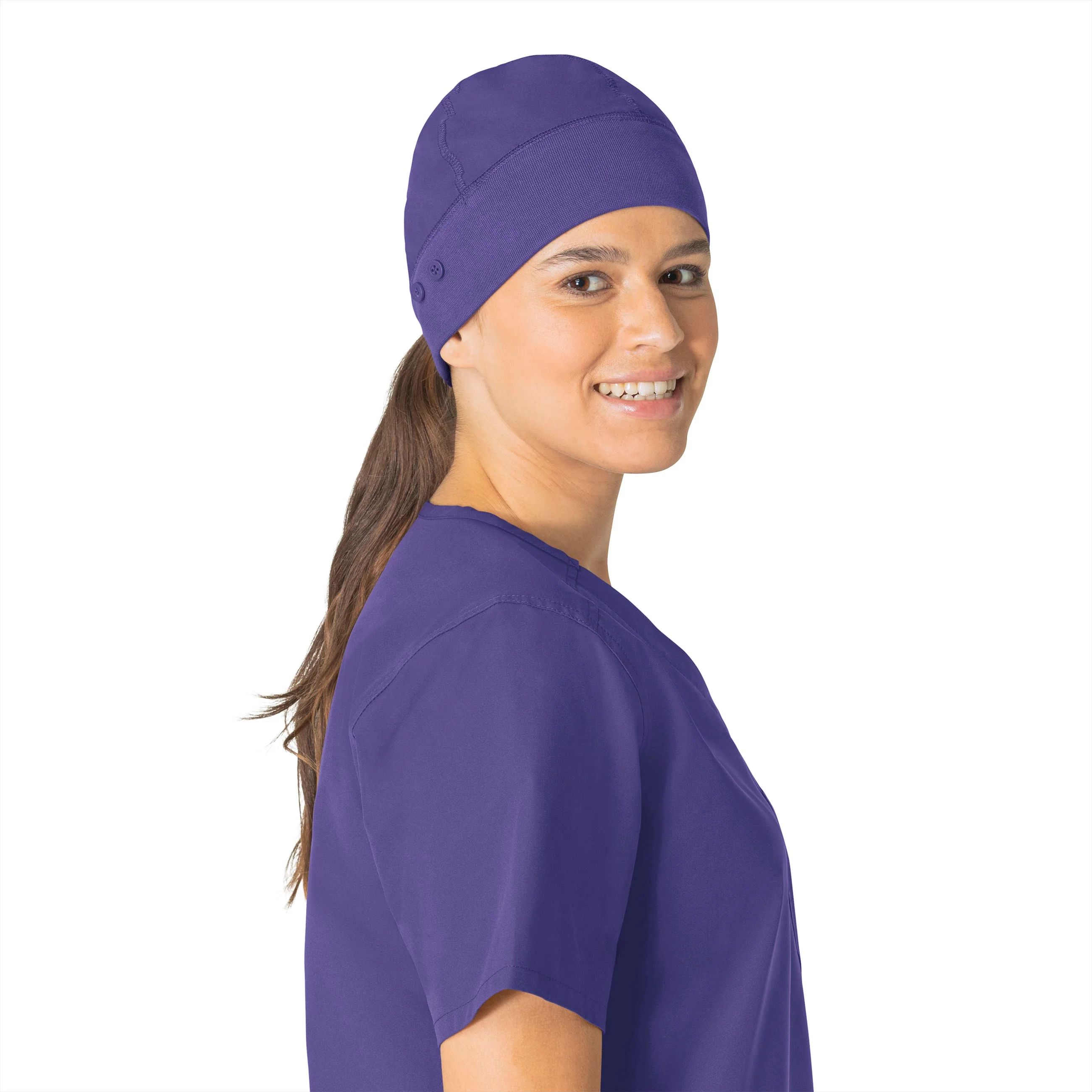 Carhartt Force Essentials Unisex Beanie Scrub Cap - Grape - Image 5