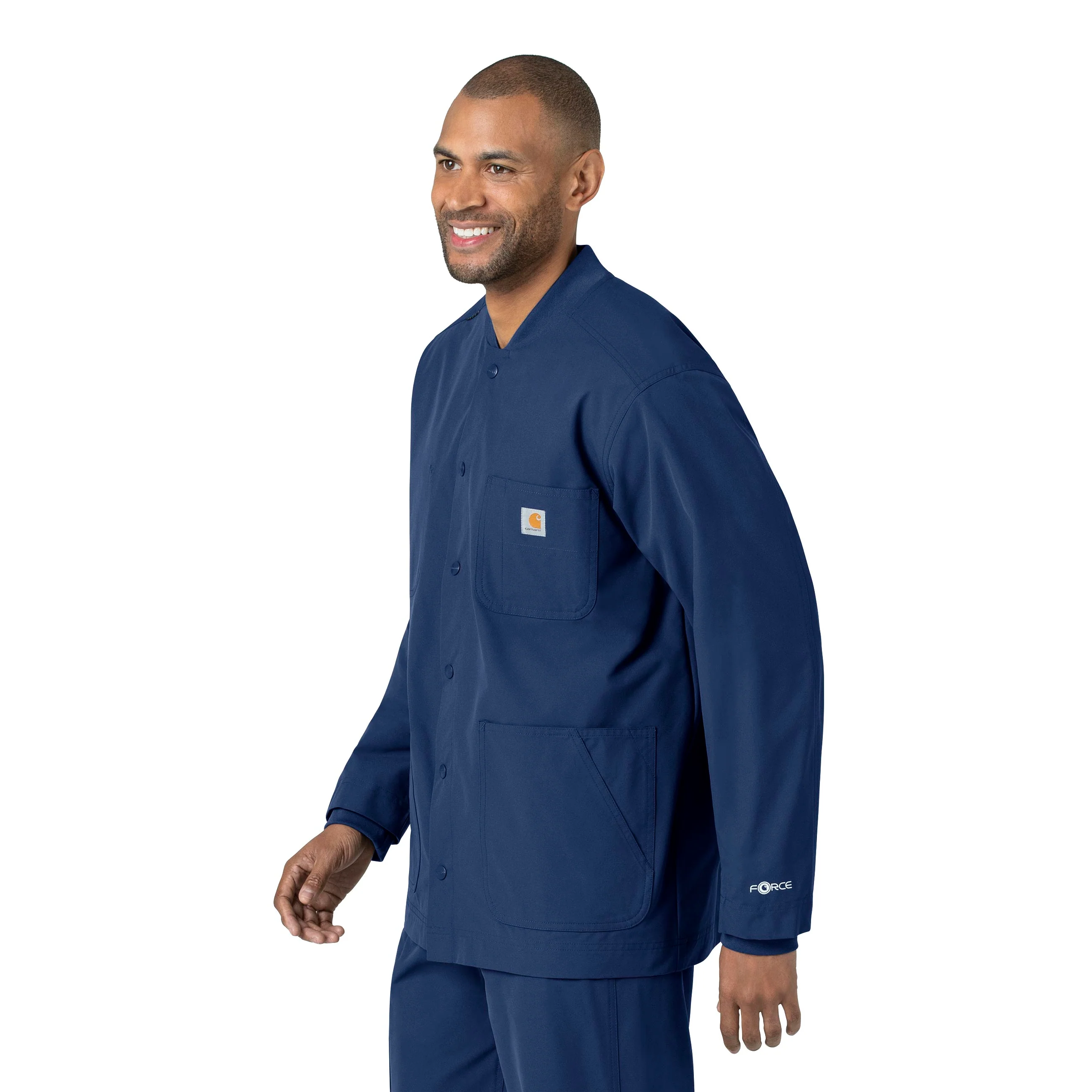 Carhartt Force Essentials Unisex Chore Coat - Navy - Image 8