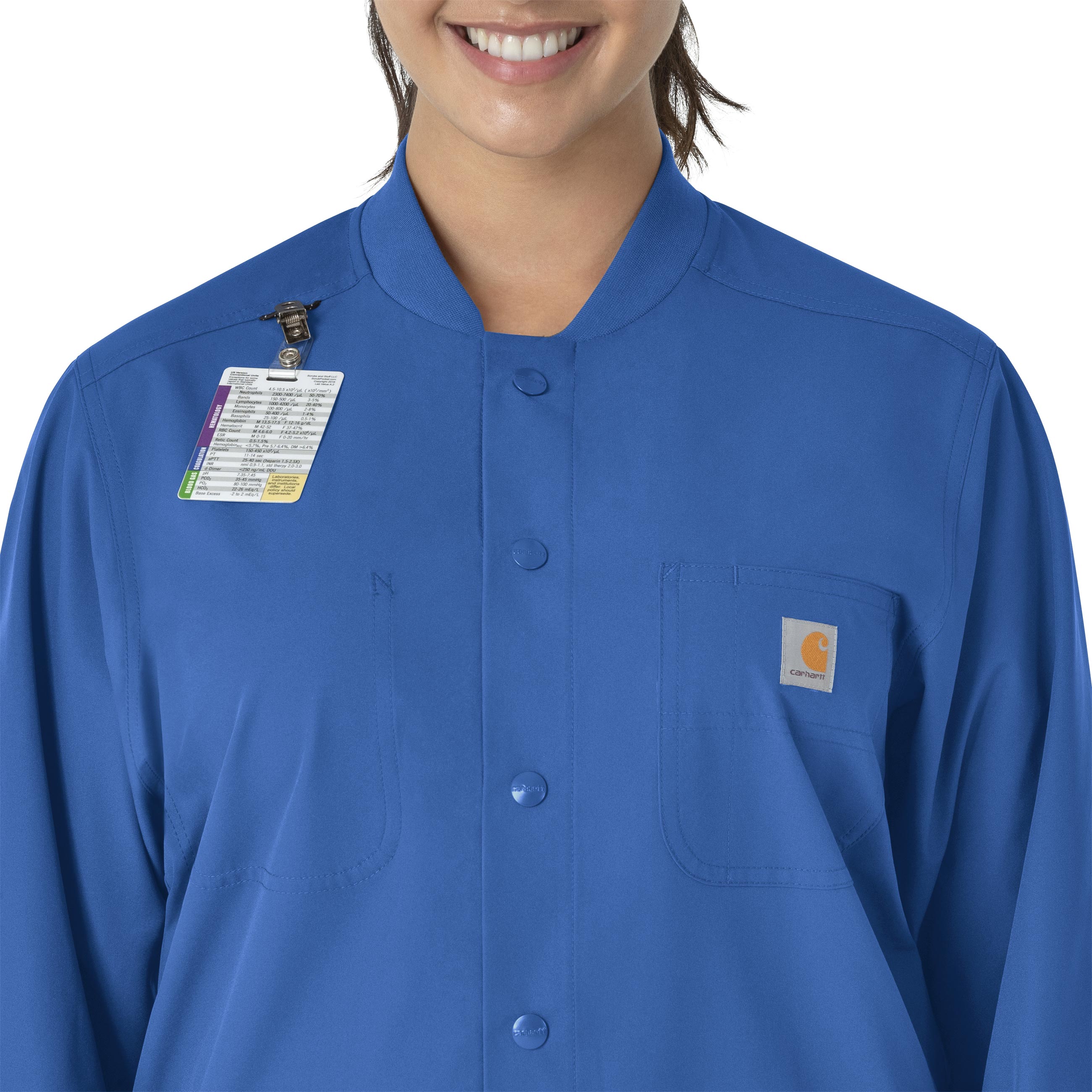 Carhartt Force Essentials Unisex Chore Coat - Royal - Image 11